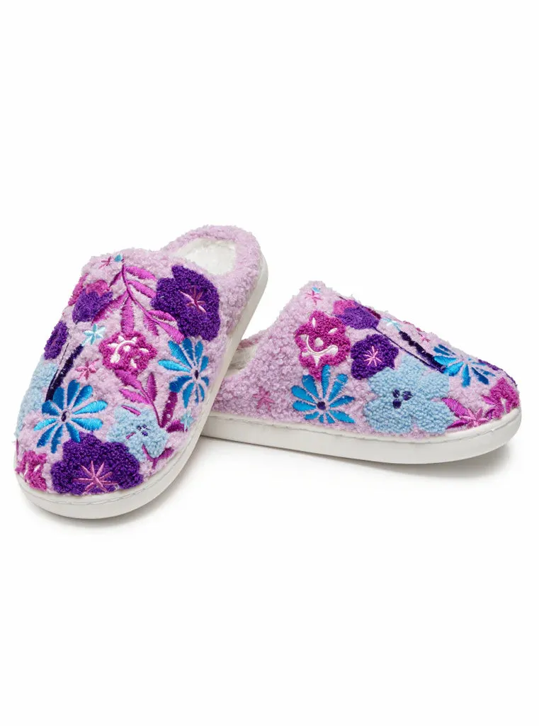 Purple Bloom Slipper