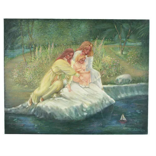 "Maiden Voyage" By Anthony Sidoni 1996 Signed Oil on Canvas 24"x30"