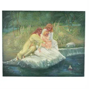 "Maiden Voyage" By Anthony Sidoni 1996 Signed Oil on Canvas 24"x30"