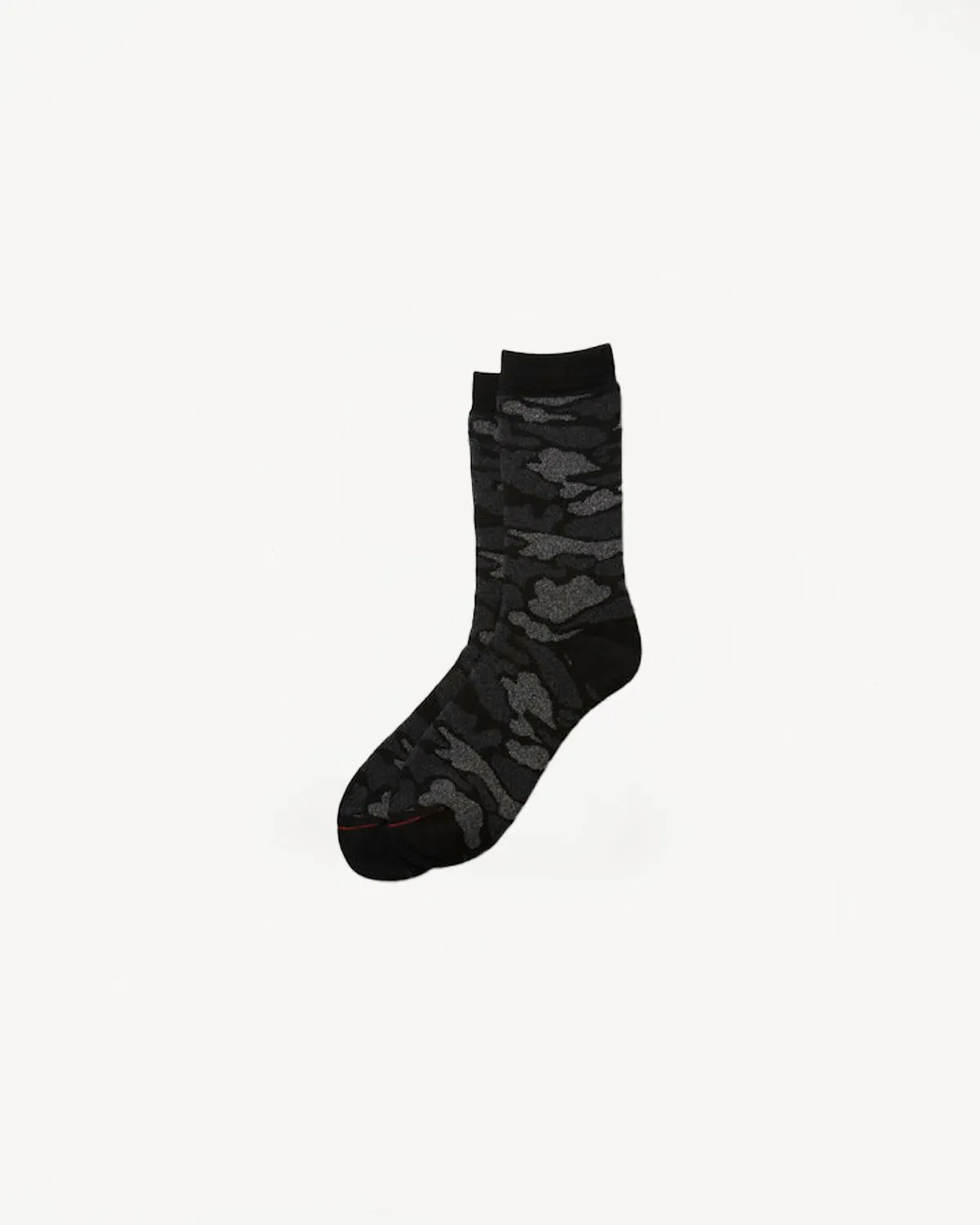 R1339 - Pile Camo Socks - Black