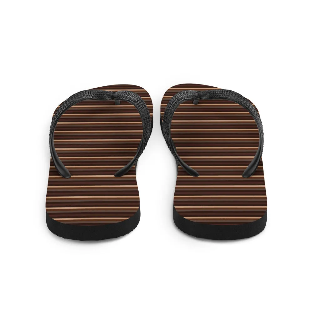Retro Brown - Inspired By Taylor Swift - Sustainably Made Flip-Flops