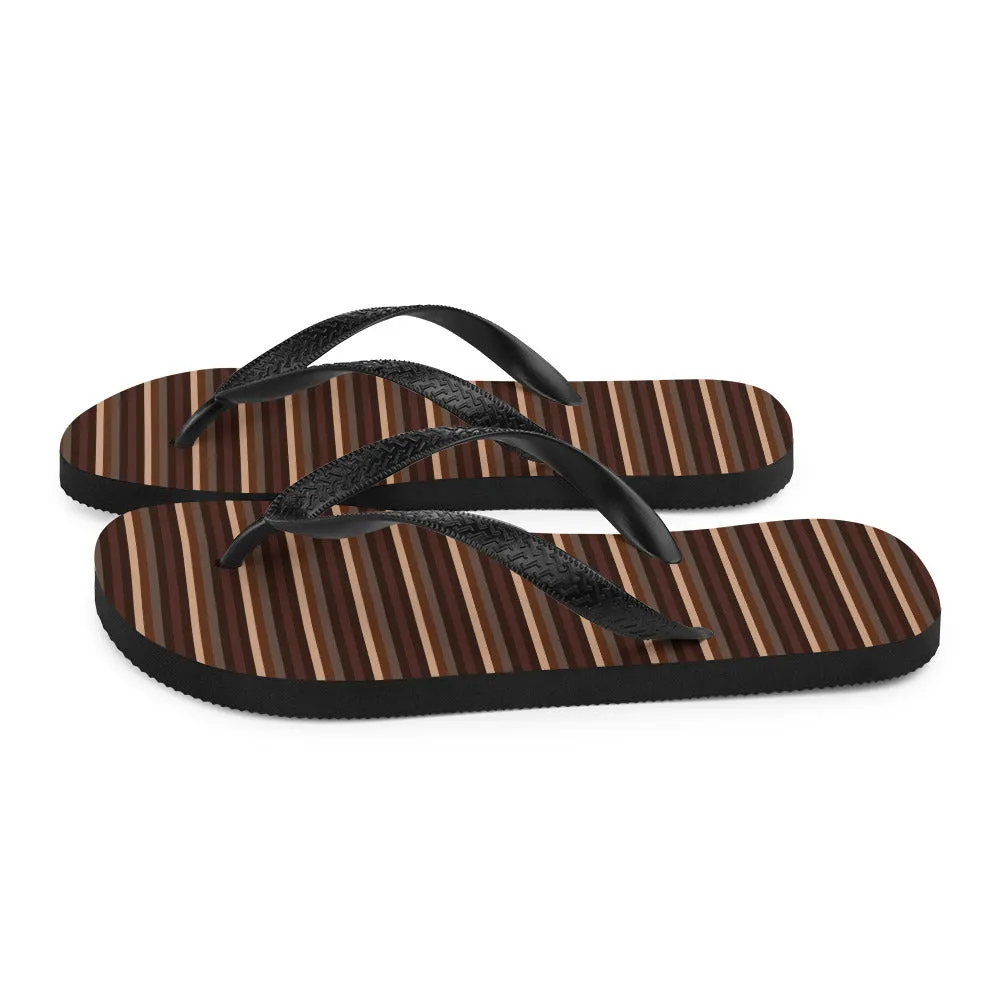 Retro Brown - Inspired By Taylor Swift - Sustainably Made Flip-Flops