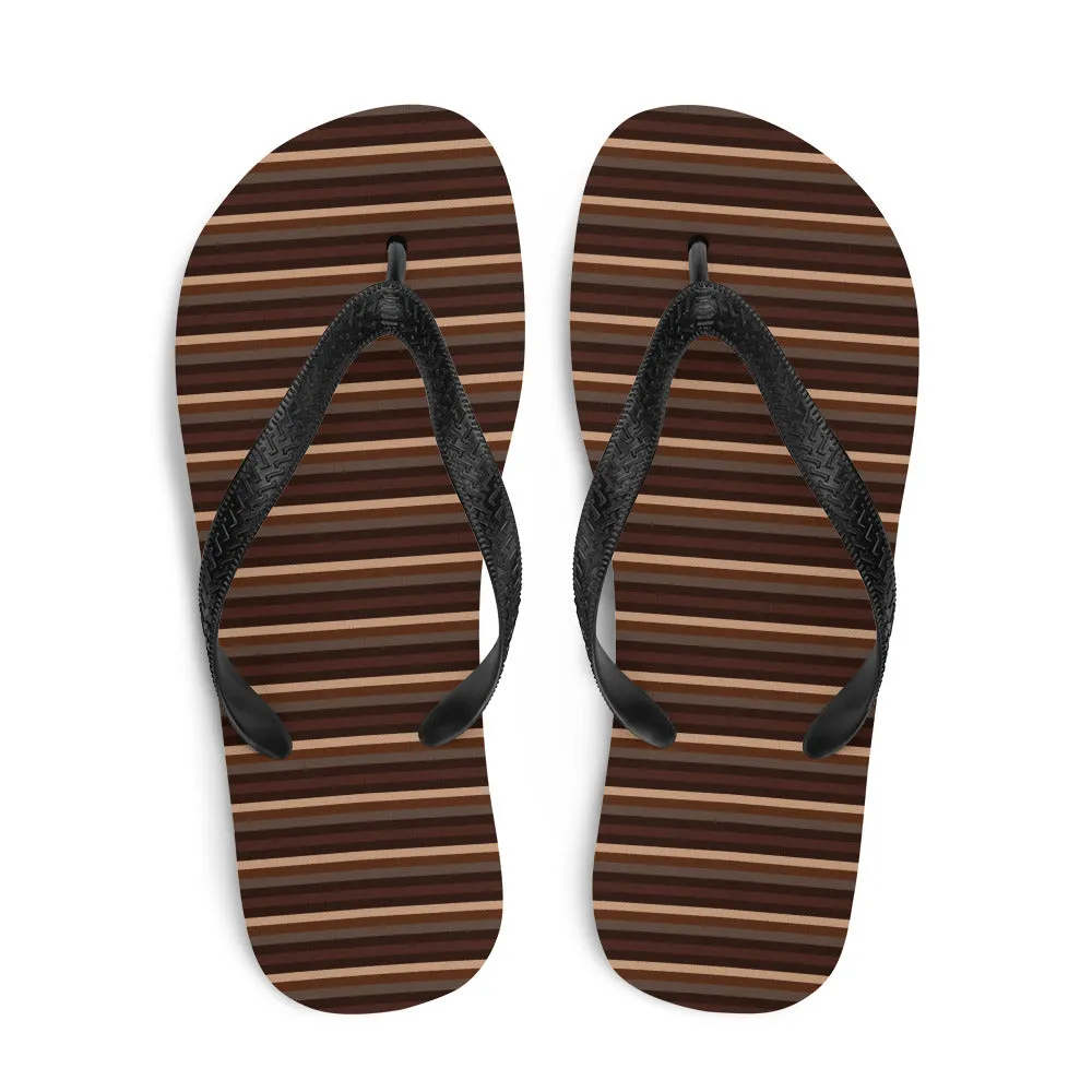 Retro Brown - Inspired By Taylor Swift - Sustainably Made Flip-Flops