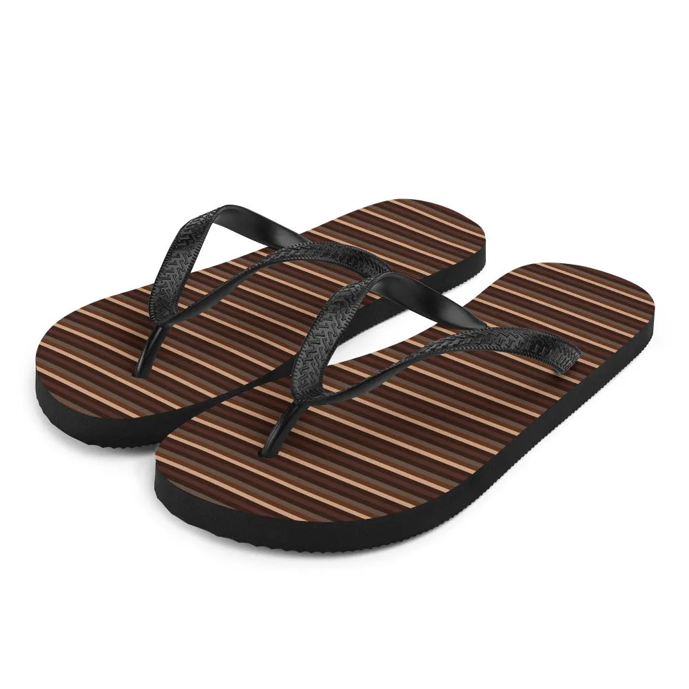Retro Brown - Inspired By Taylor Swift - Sustainably Made Flip-Flops
