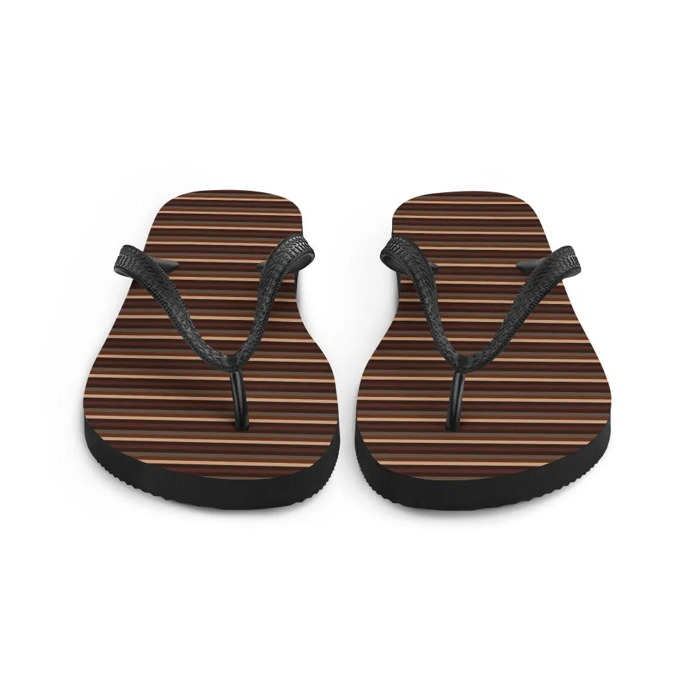 Retro Brown - Inspired By Taylor Swift - Sustainably Made Flip-Flops