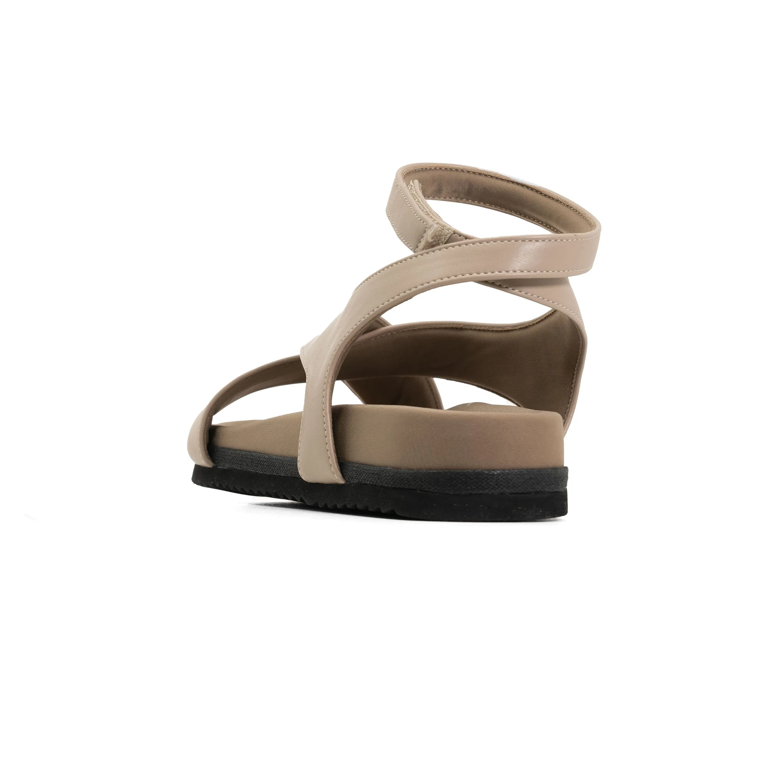 ROAM CROSSOVER SANDAL OYSTER VEGAN LEATHER
