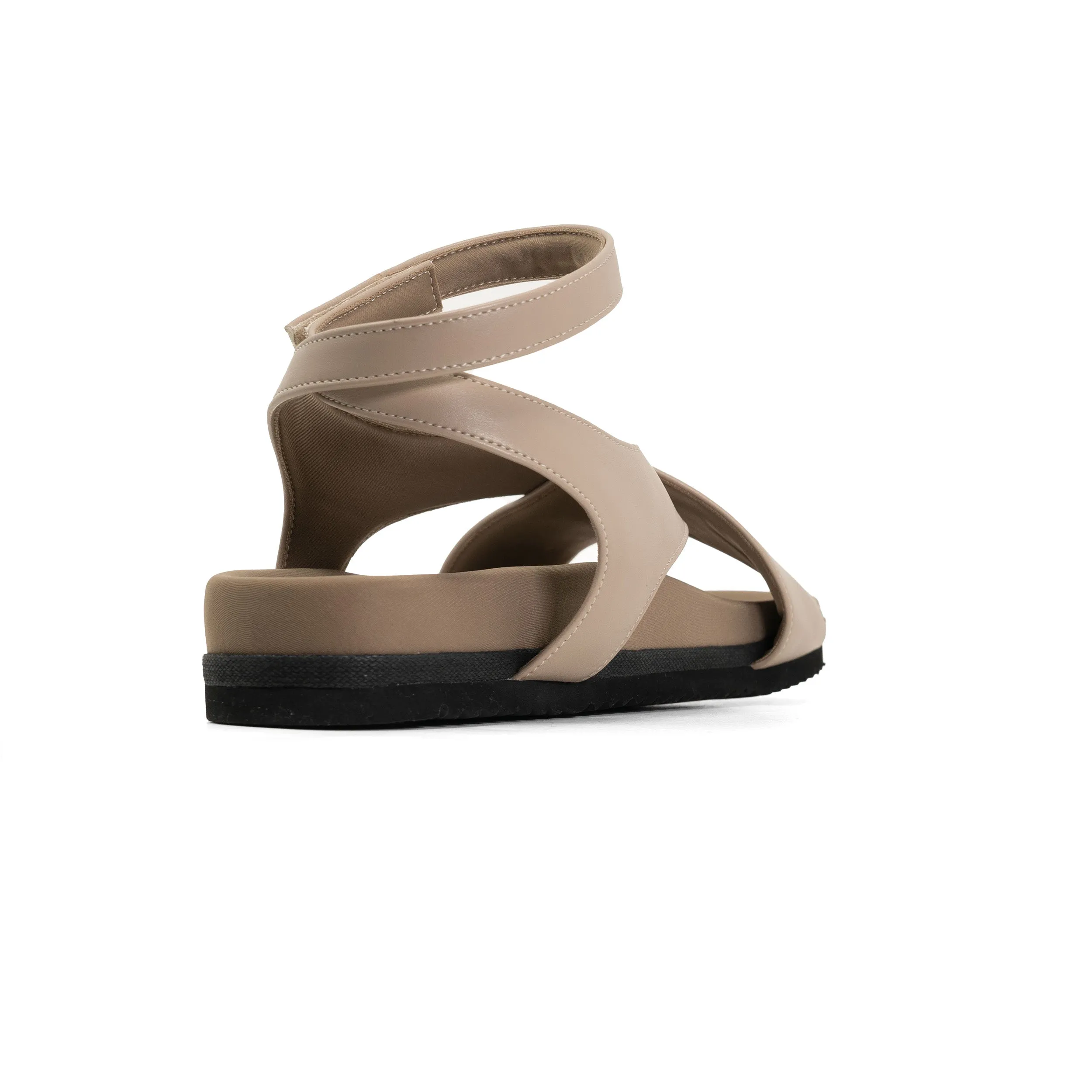 ROAM CROSSOVER SANDAL OYSTER VEGAN LEATHER