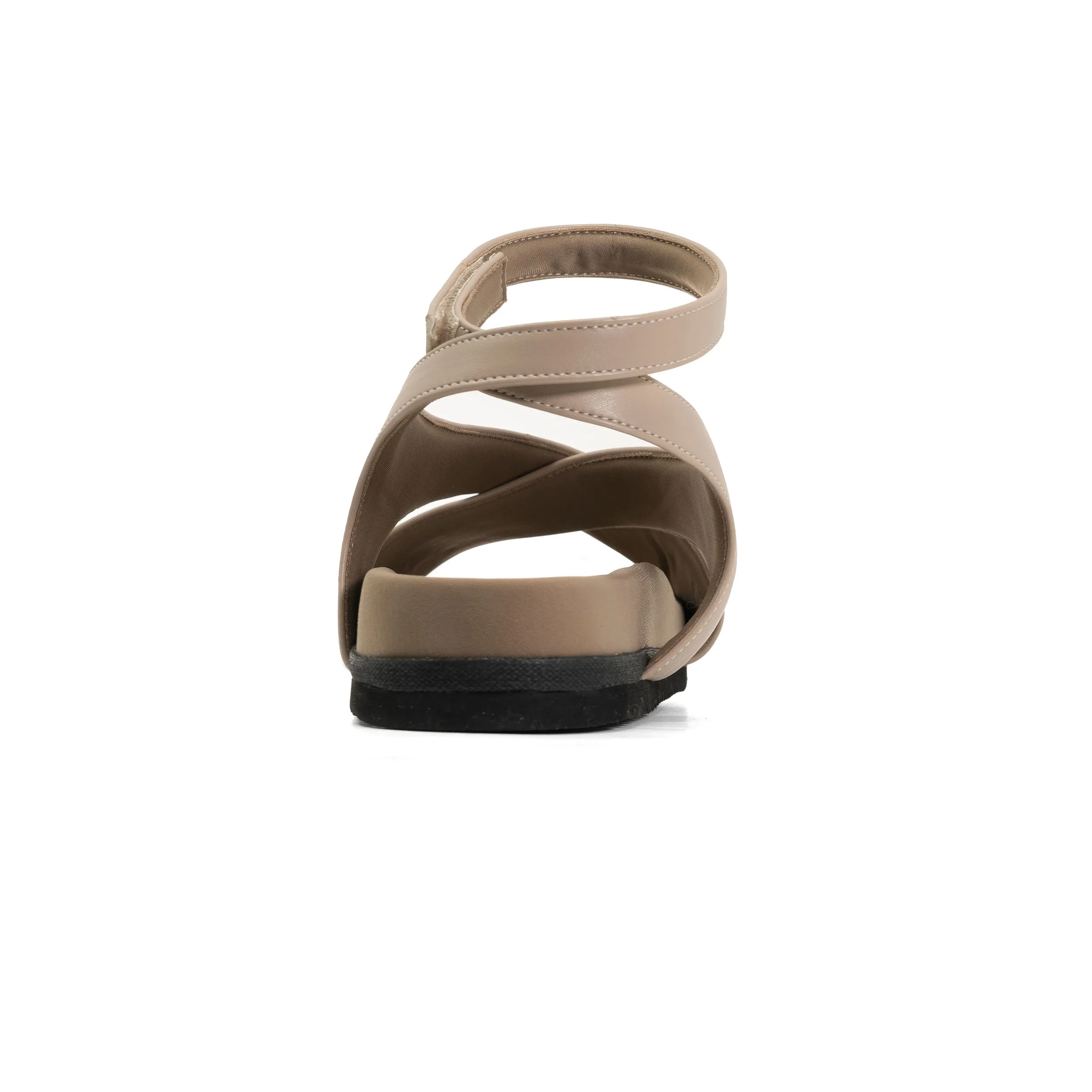 ROAM CROSSOVER SANDAL OYSTER VEGAN LEATHER