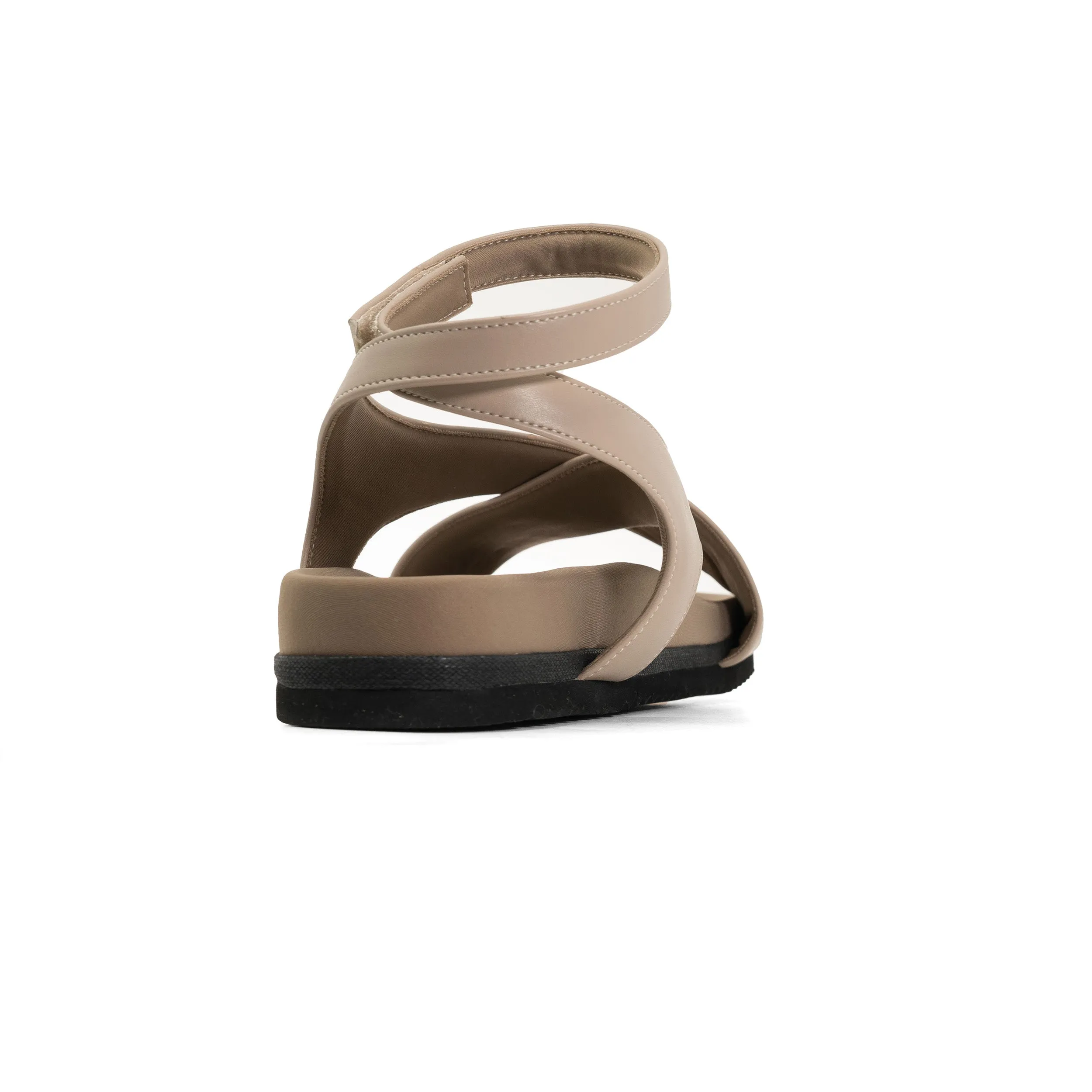 ROAM CROSSOVER SANDAL OYSTER VEGAN LEATHER