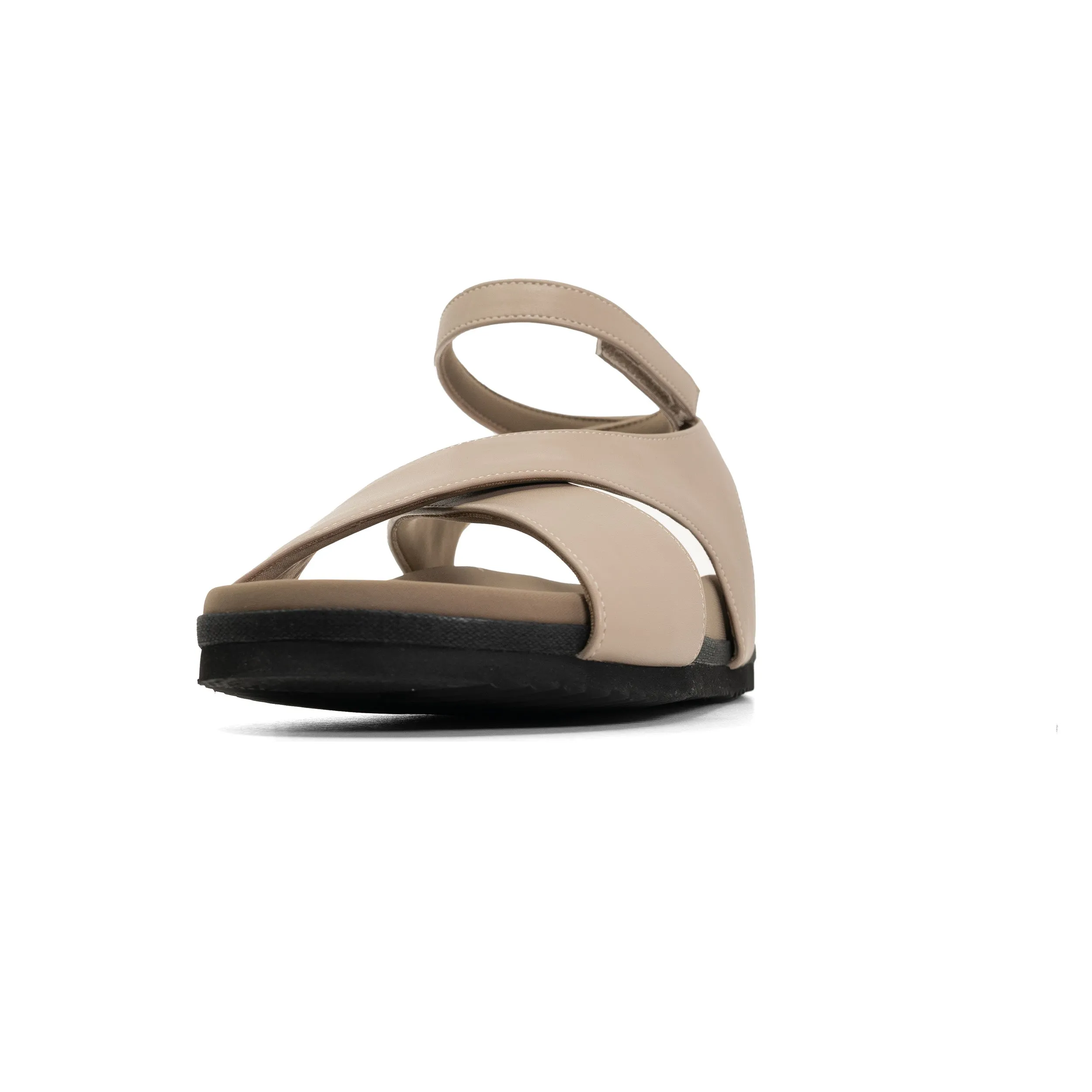 ROAM CROSSOVER SANDAL OYSTER VEGAN LEATHER