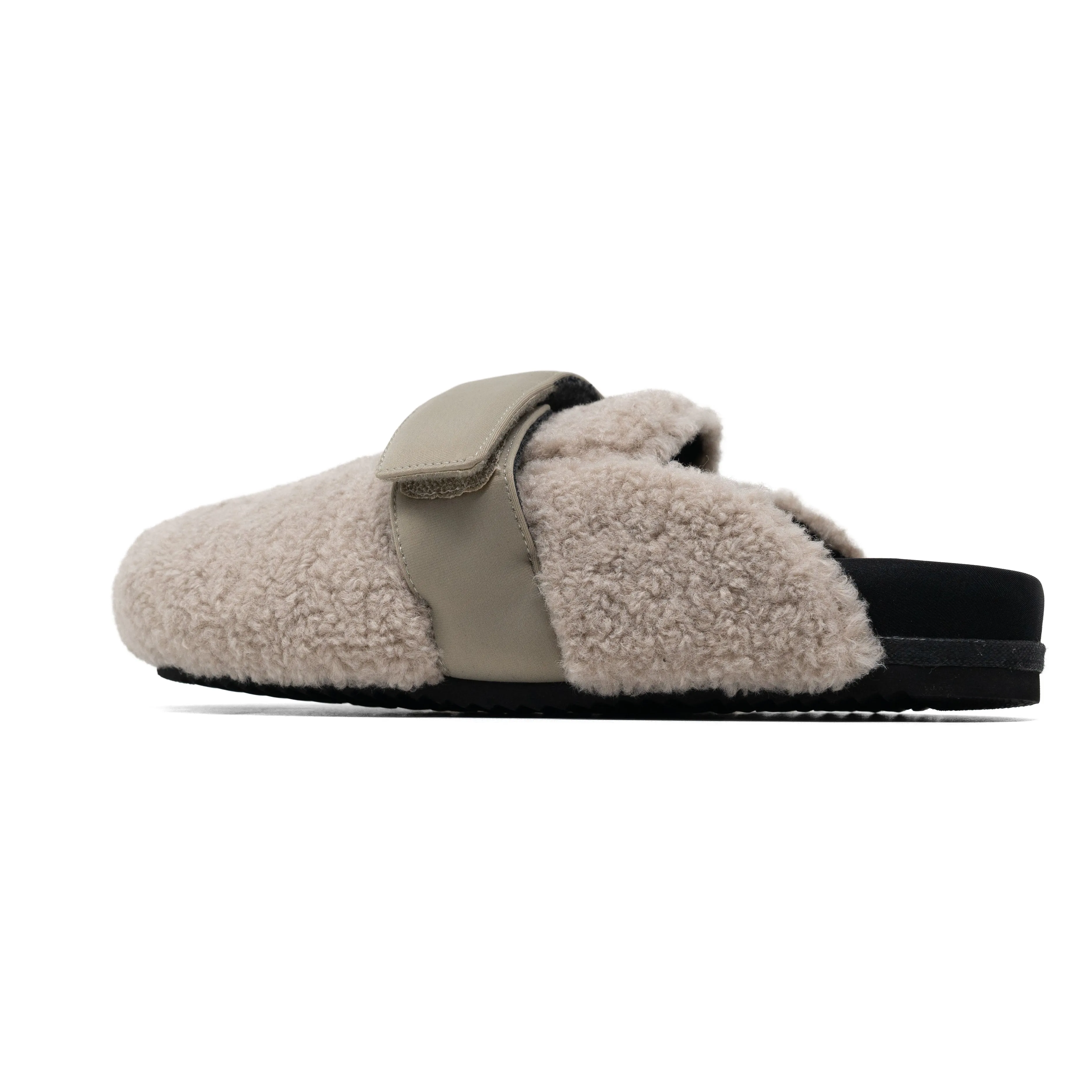 ROAM FUZZY LOAFER MULE CEMENT FAUX SHEARLING