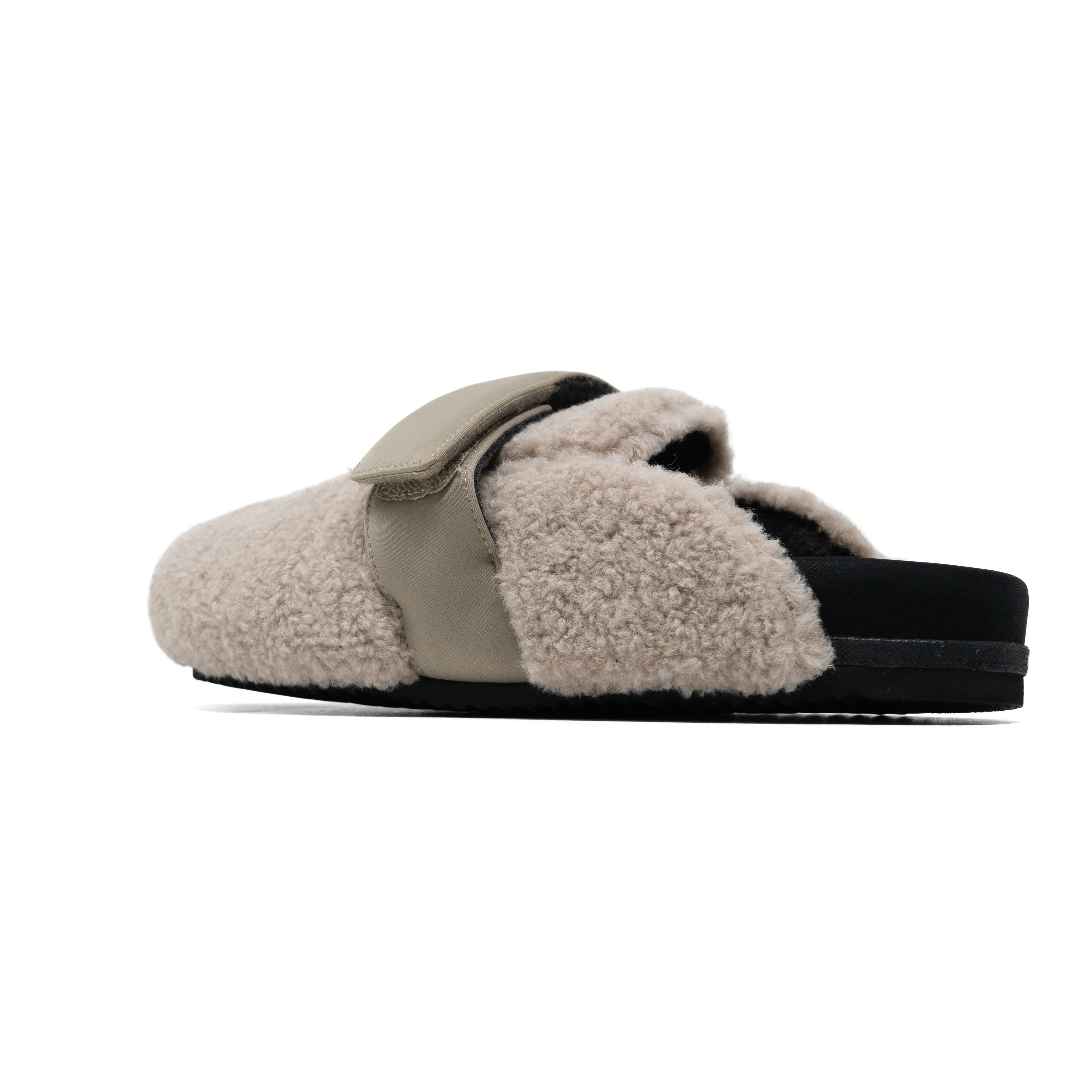 ROAM FUZZY LOAFER MULE CEMENT FAUX SHEARLING