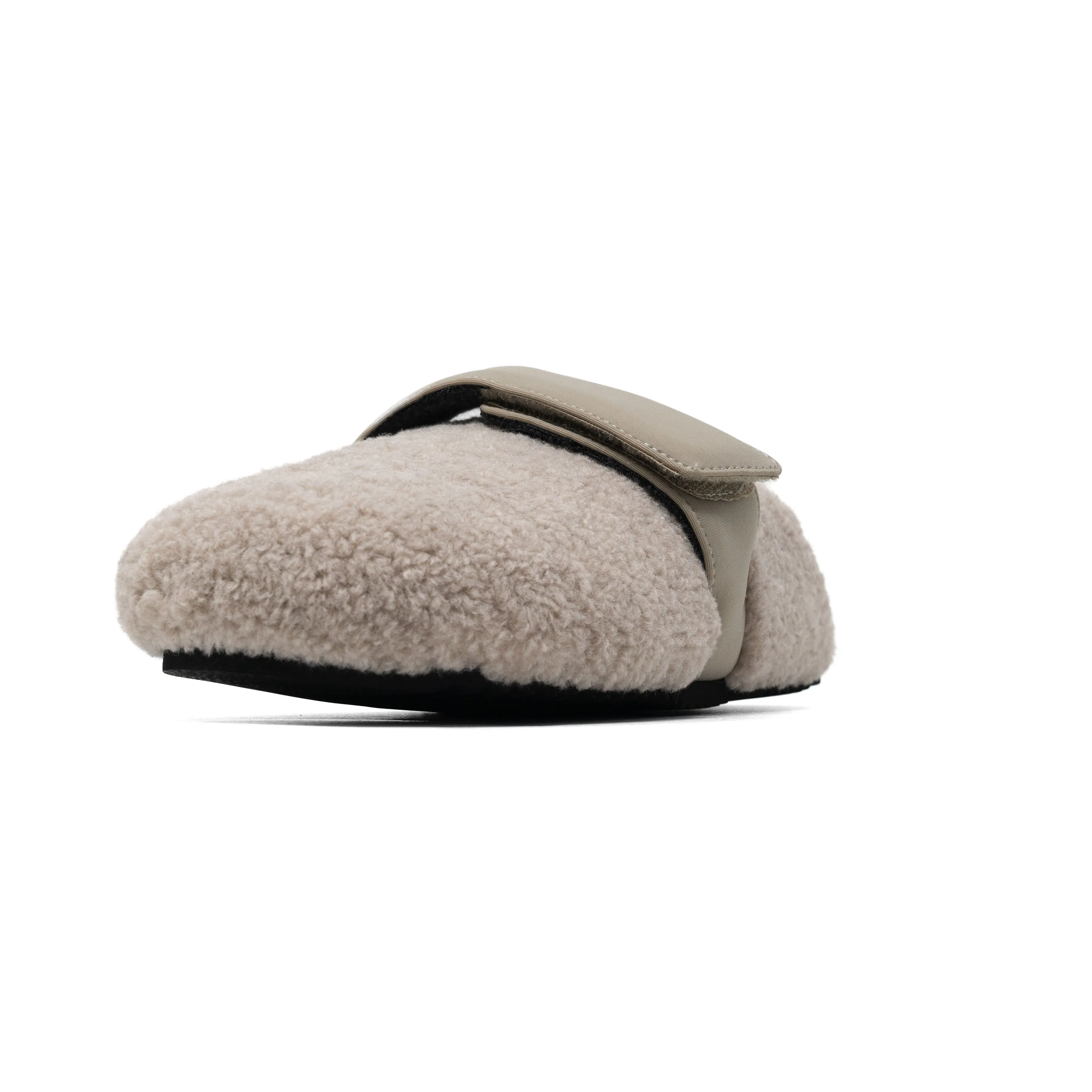 ROAM FUZZY LOAFER MULE CEMENT FAUX SHEARLING