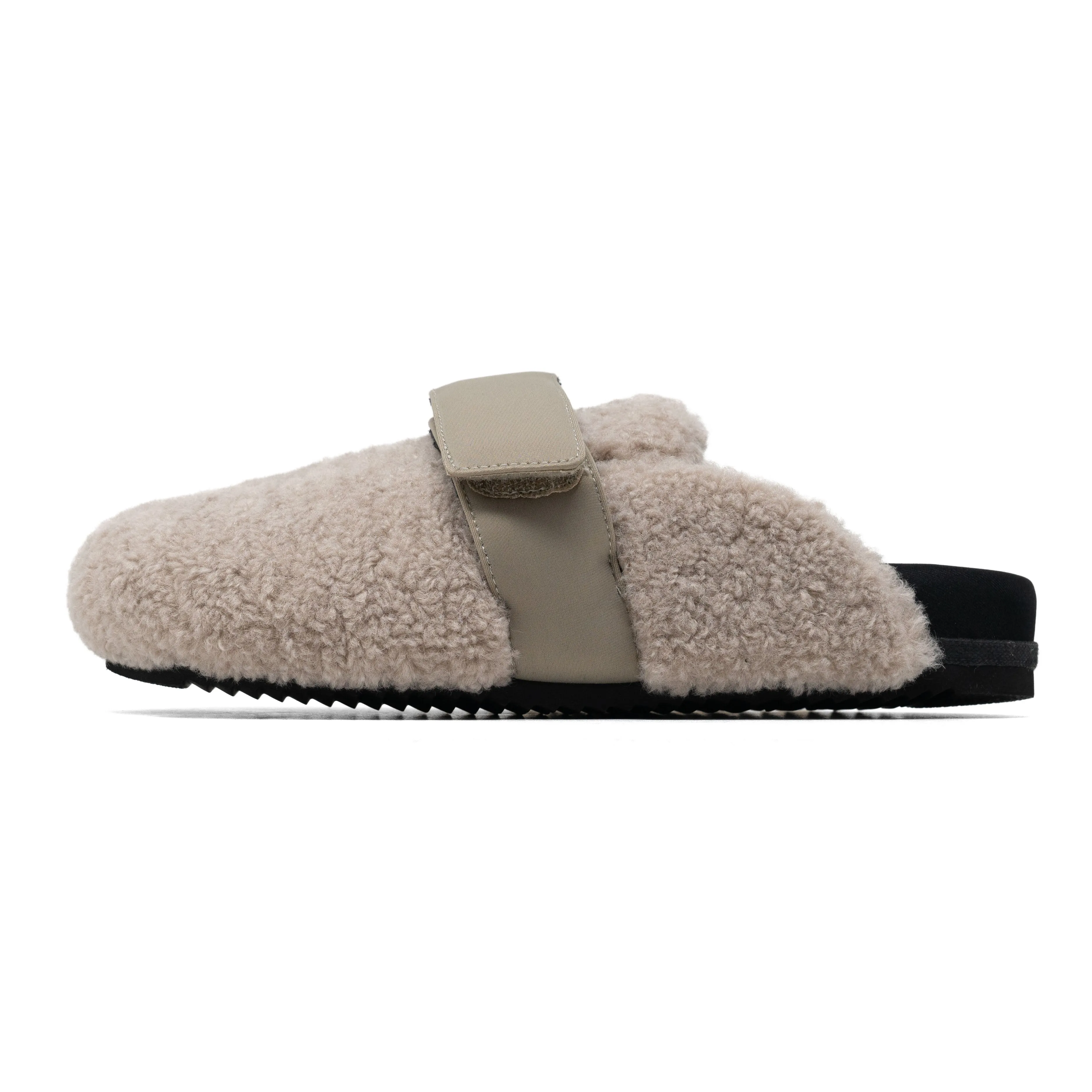 ROAM FUZZY LOAFER MULE CEMENT FAUX SHEARLING