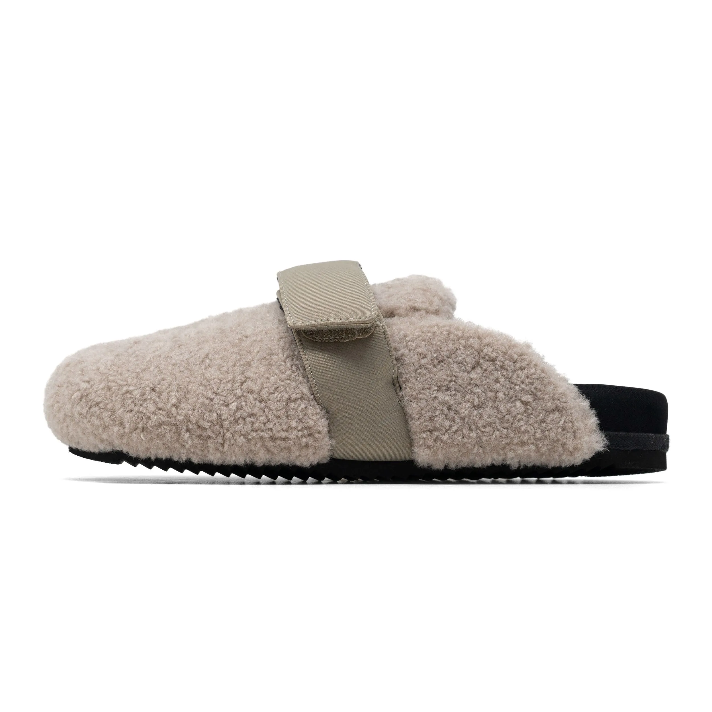 ROAM FUZZY LOAFER MULE CEMENT FAUX SHEARLING