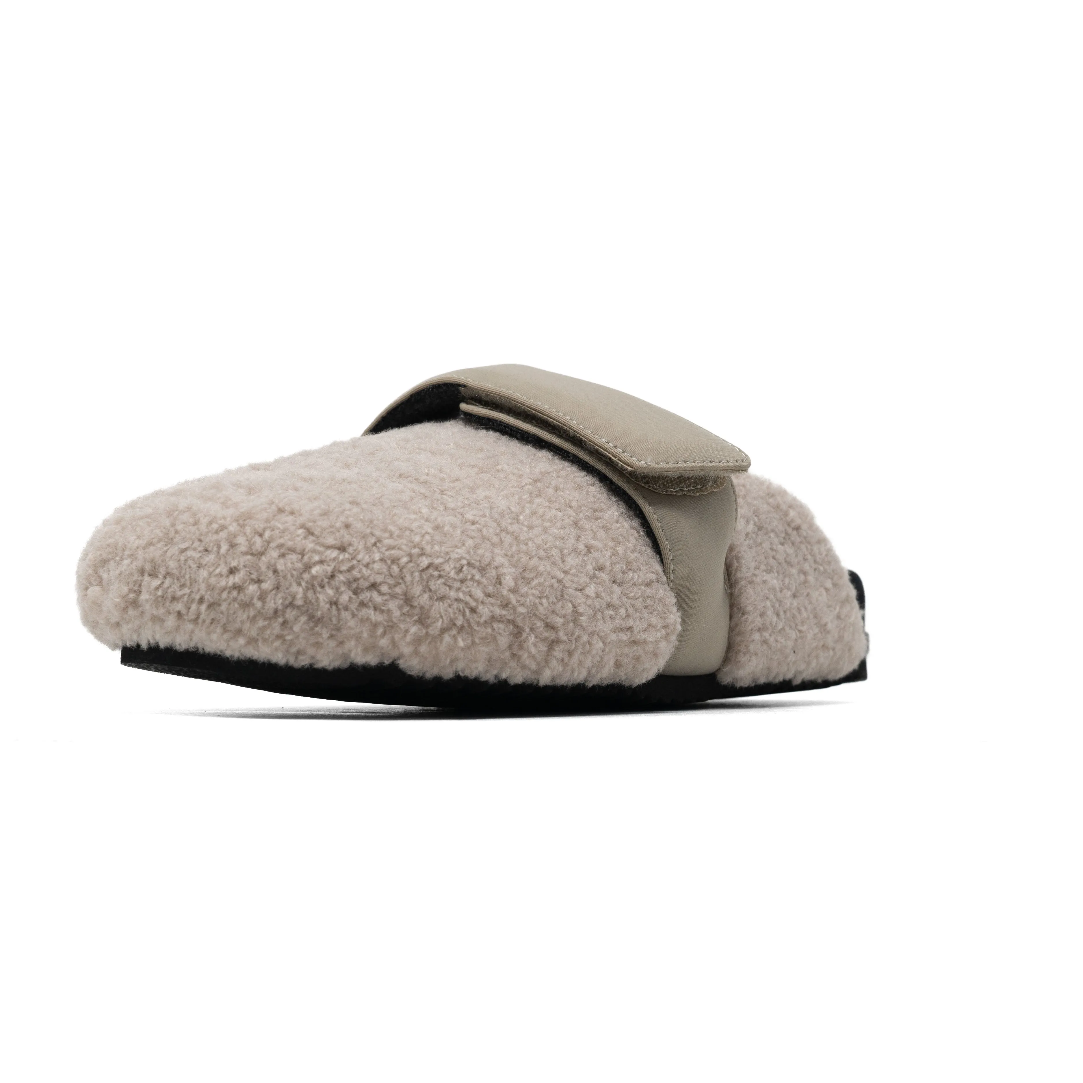 ROAM FUZZY LOAFER MULE CEMENT FAUX SHEARLING