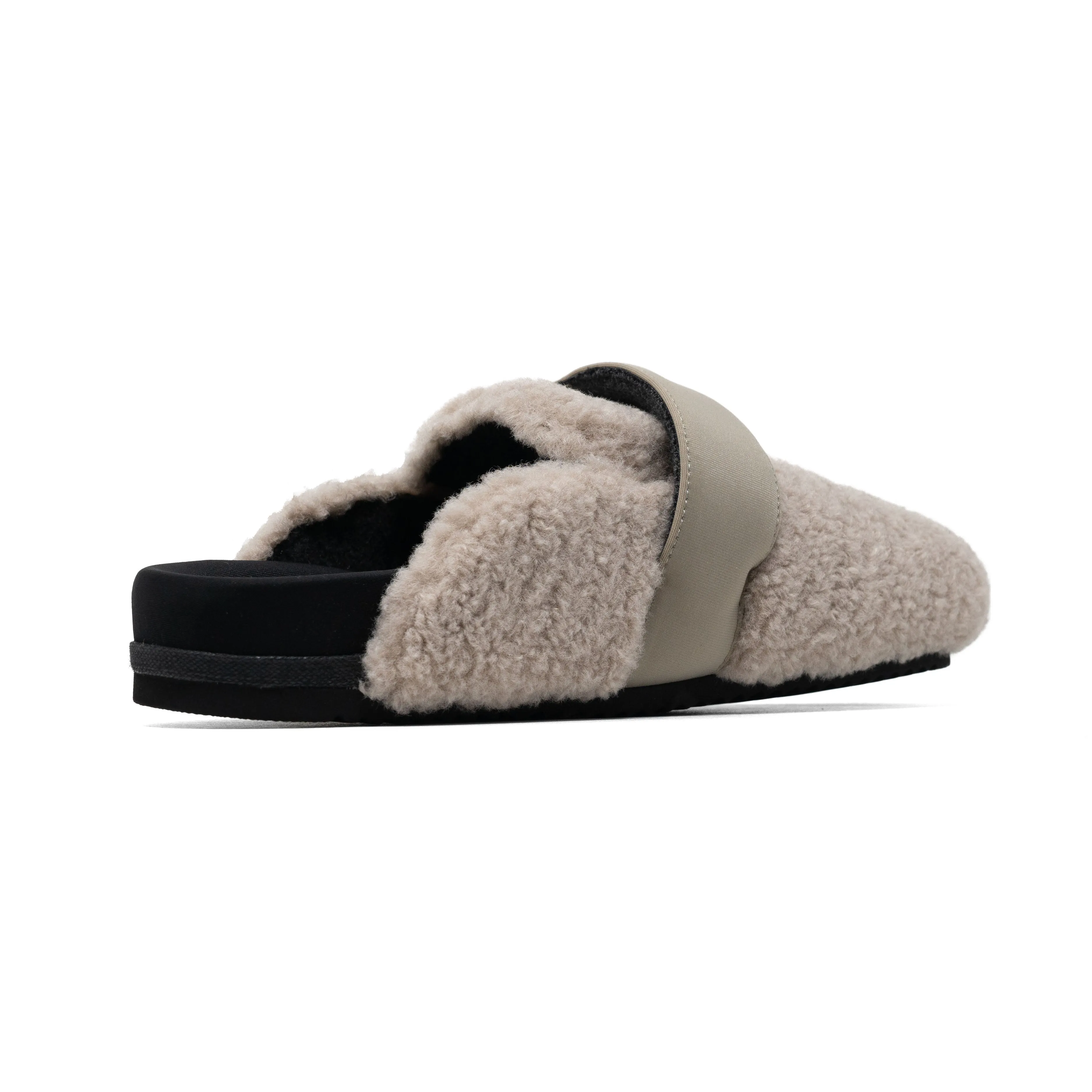 ROAM FUZZY LOAFER MULE CEMENT FAUX SHEARLING