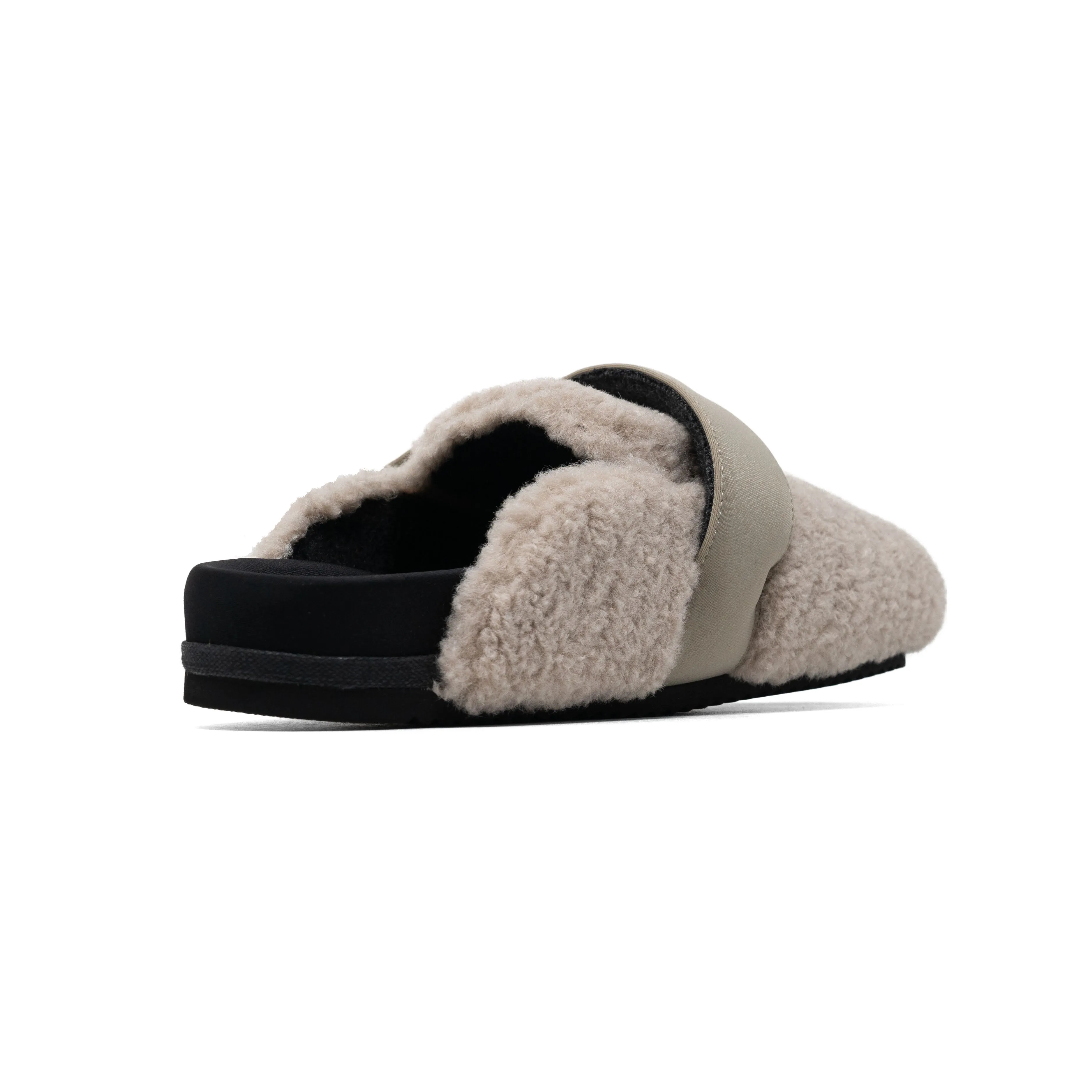 ROAM FUZZY LOAFER MULE CEMENT FAUX SHEARLING