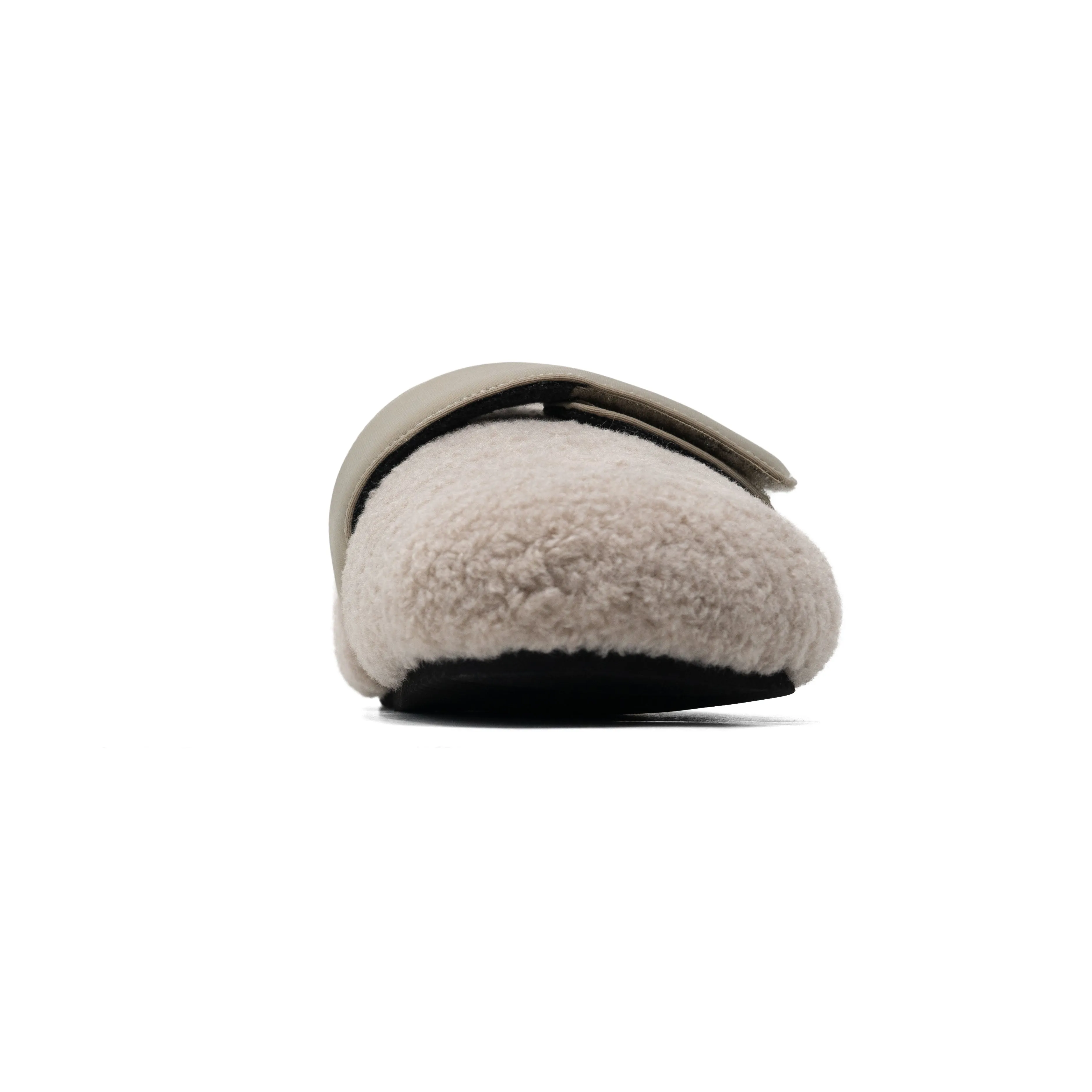 ROAM FUZZY LOAFER MULE CEMENT FAUX SHEARLING