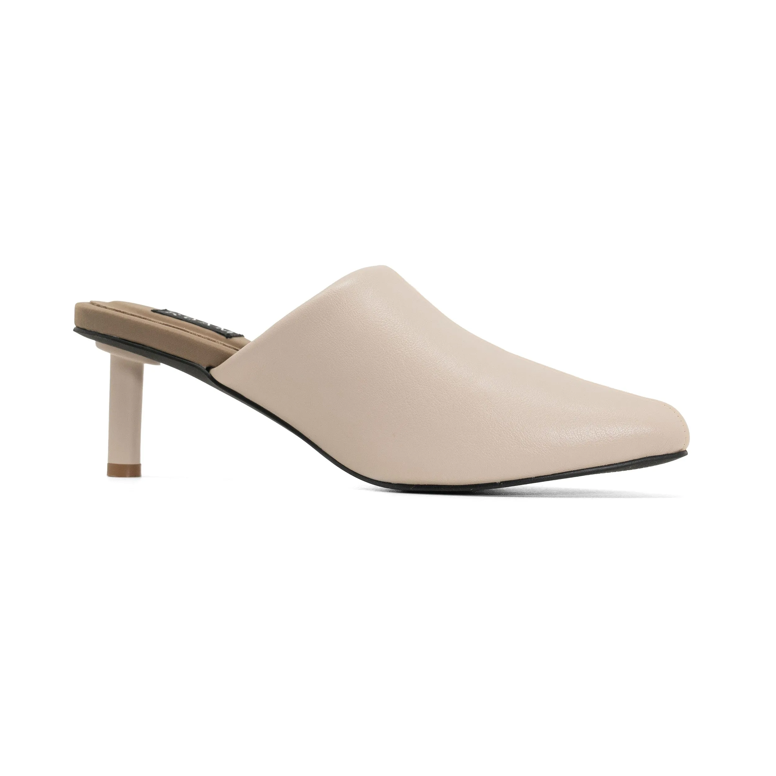 ROAM STRIPE HEEL CEMENT & CREAM VEGAN LEATHER