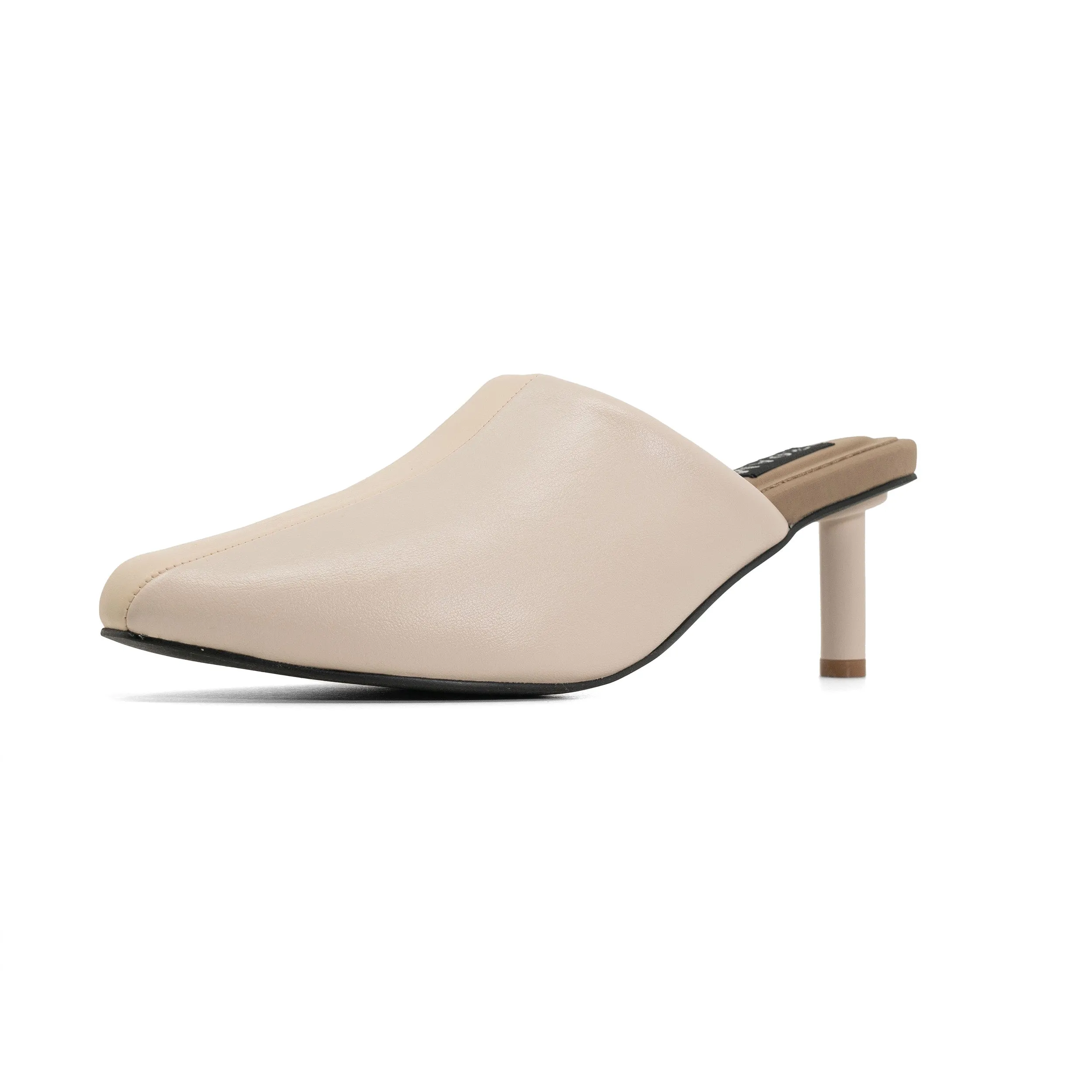 ROAM STRIPE HEEL CEMENT & CREAM VEGAN LEATHER