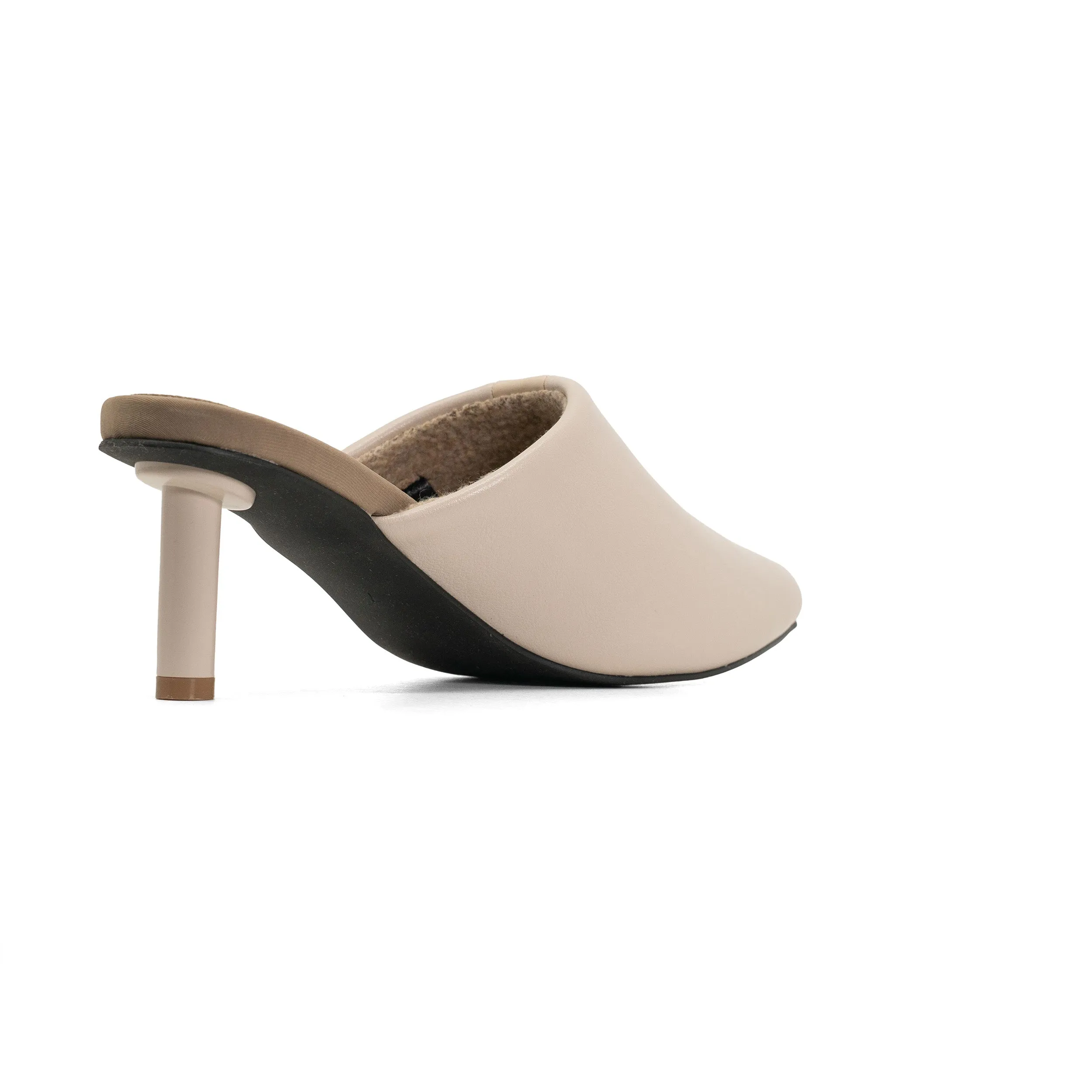 ROAM STRIPE HEEL CEMENT & CREAM VEGAN LEATHER