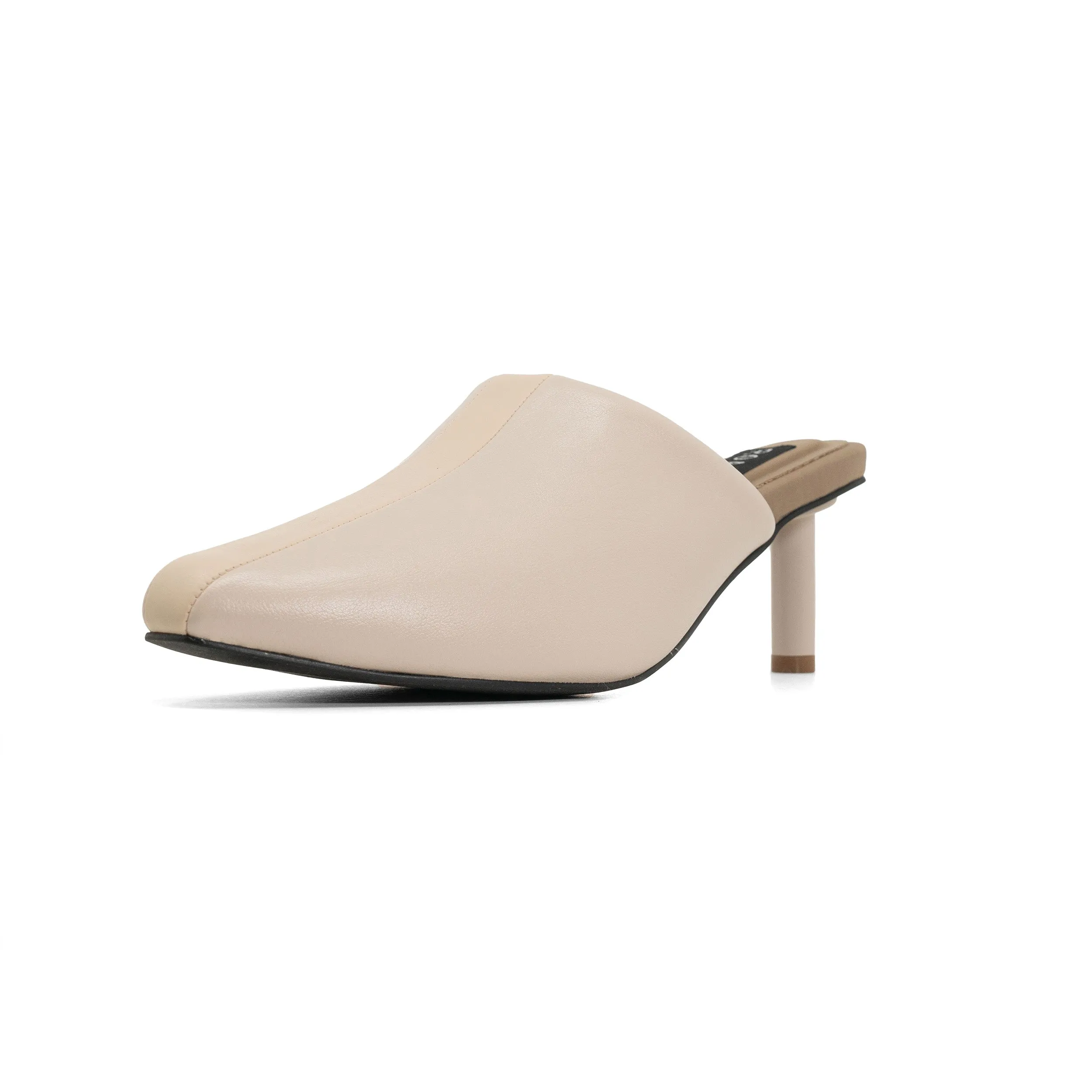 ROAM STRIPE HEEL CEMENT & CREAM VEGAN LEATHER
