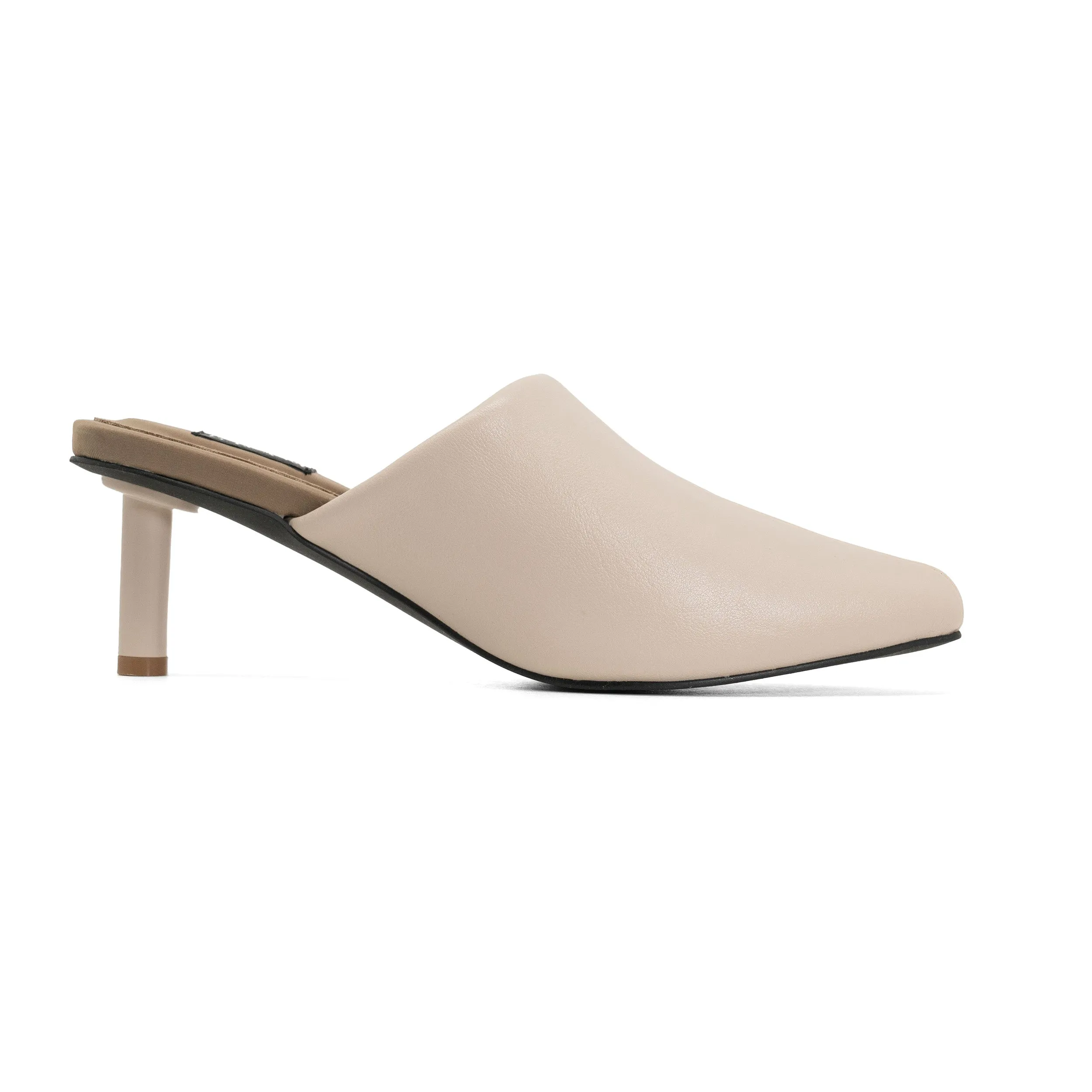 ROAM STRIPE HEEL CEMENT & CREAM VEGAN LEATHER