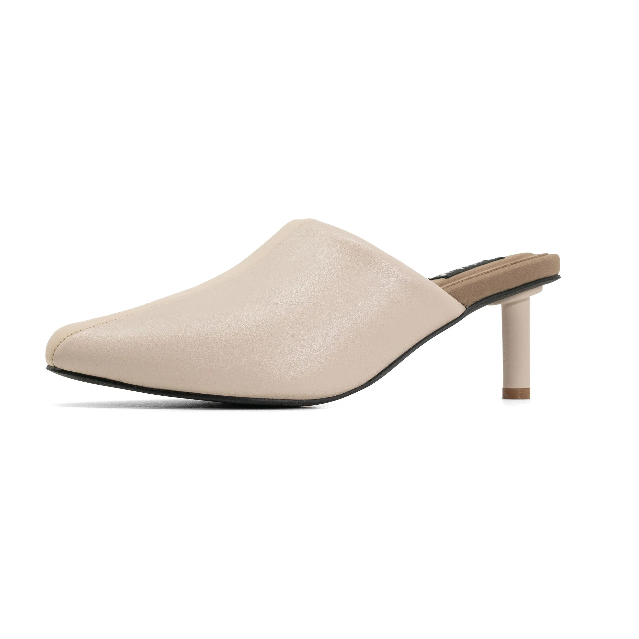 ROAM STRIPE HEEL CEMENT & CREAM VEGAN LEATHER