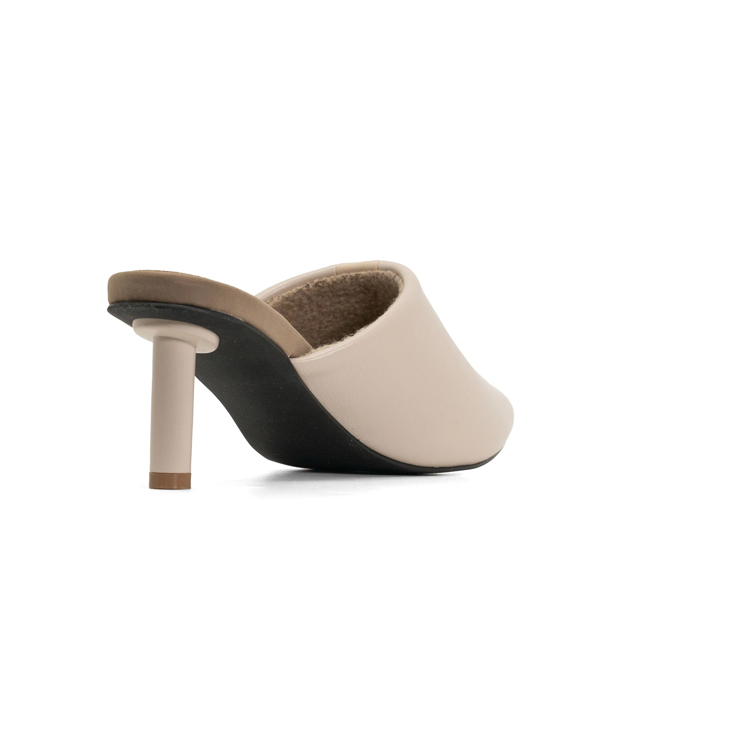 ROAM STRIPE HEEL CEMENT & CREAM VEGAN LEATHER