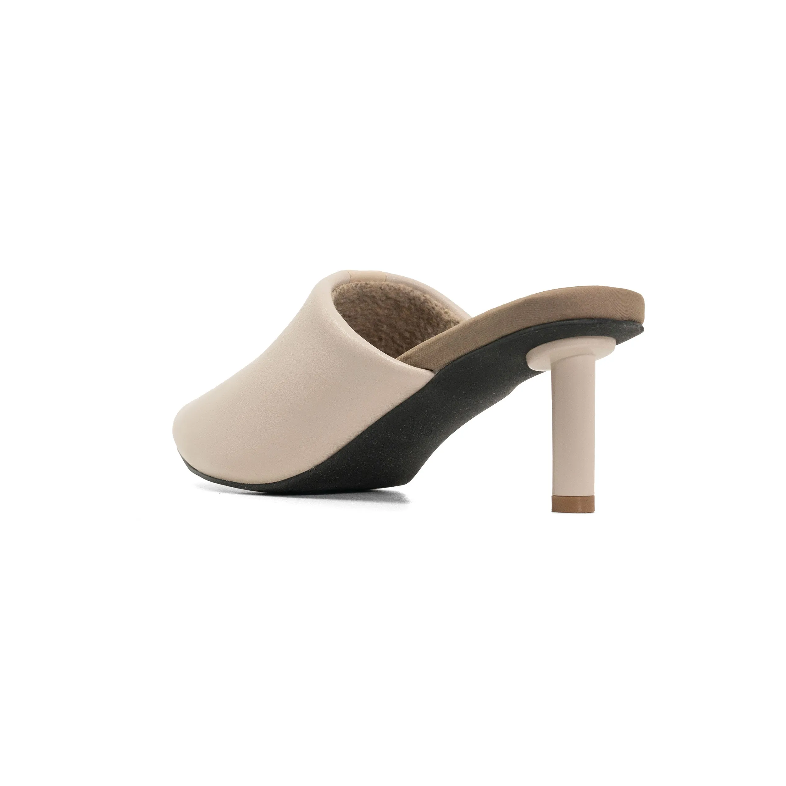 ROAM STRIPE HEEL CEMENT & CREAM VEGAN LEATHER