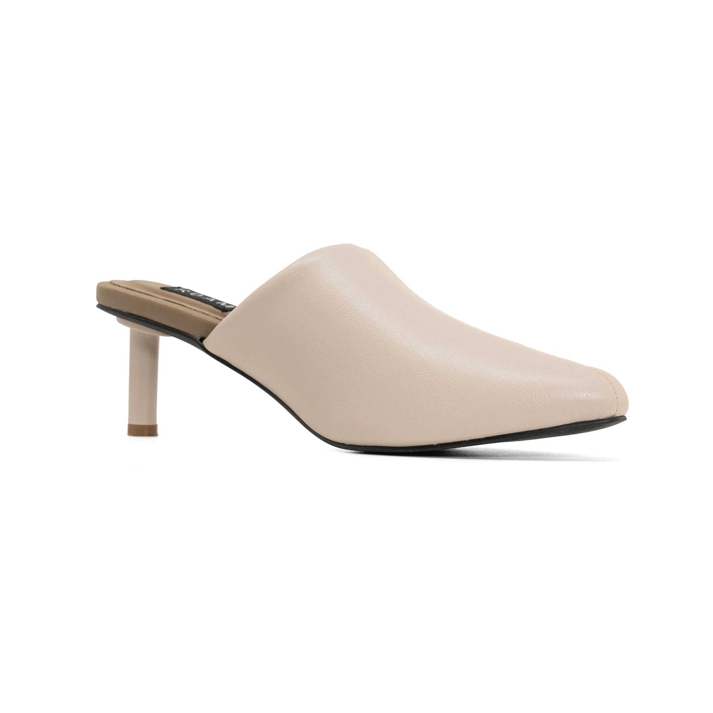 ROAM STRIPE HEEL CEMENT & CREAM VEGAN LEATHER
