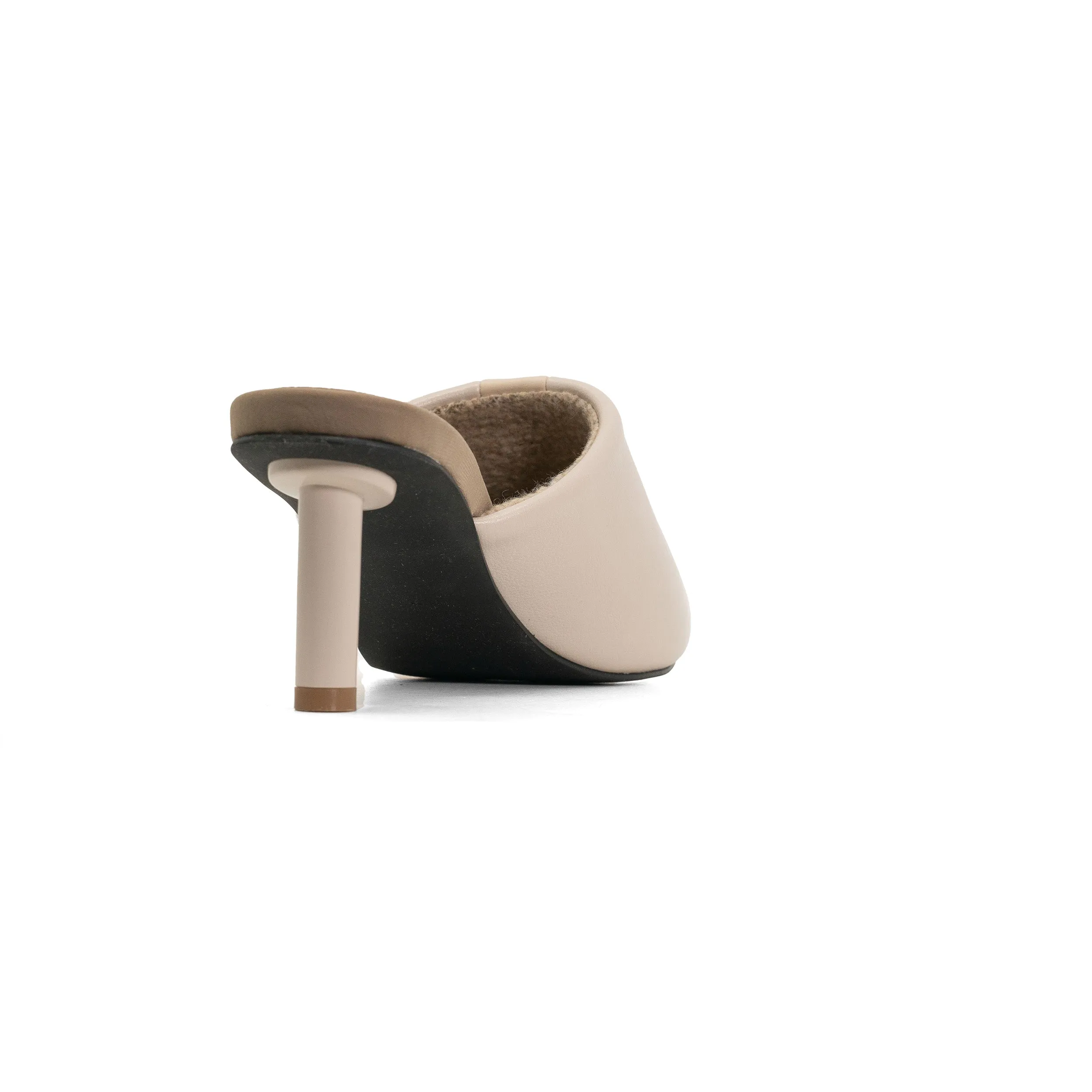 ROAM STRIPE HEEL CEMENT & CREAM VEGAN LEATHER