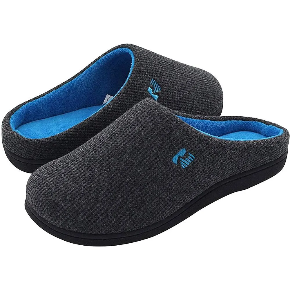 RockDove Men's Original Two-Tone Memory Foam Slipper | Multiple Colors
