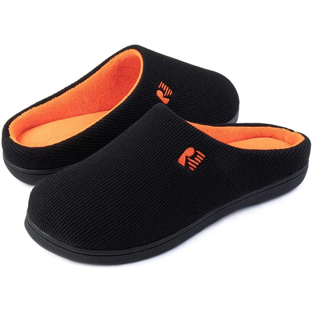 RockDove Men's Original Two-Tone Memory Foam Slipper | Multiple Colors