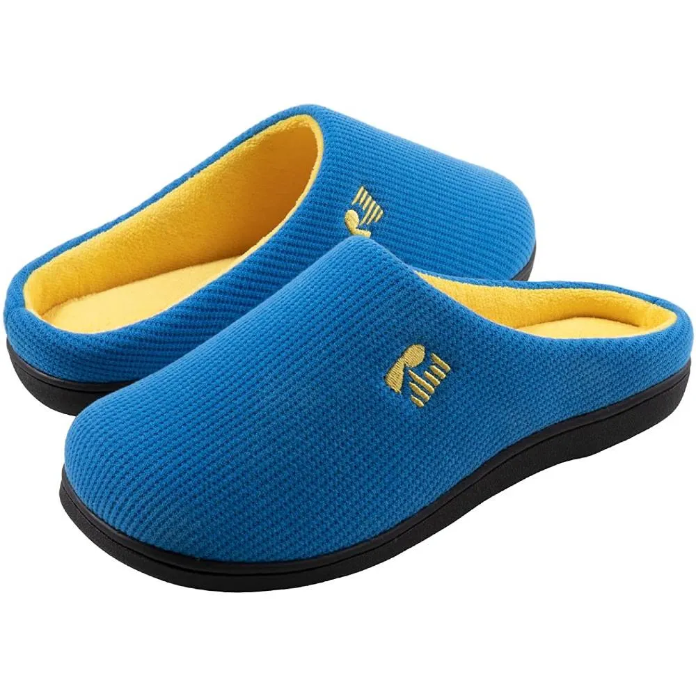RockDove Men's Original Two-Tone Memory Foam Slipper | Multiple Colors
