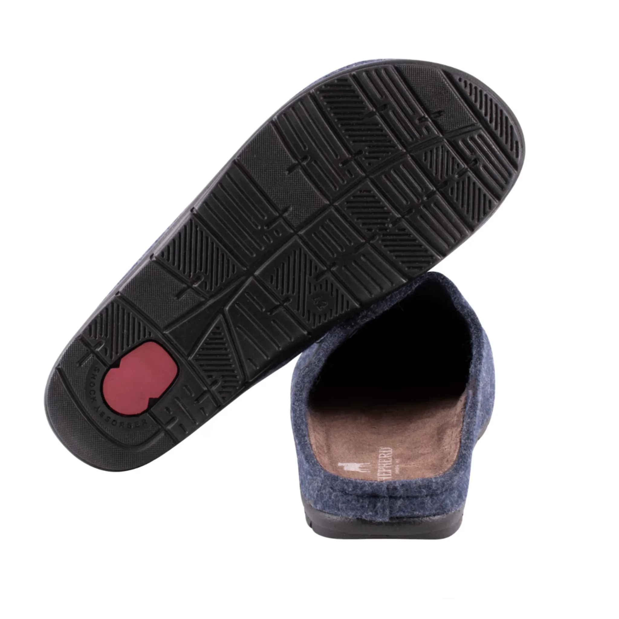 Samuel Wool Blend Slipper, Navy
