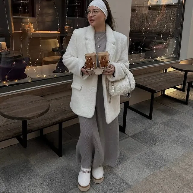 Sherpa Fleece Platform Slippers - Buy 1 Get 1 Free