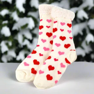 Sherpa Slipper Socks – Warm Fleece-Lined Non-Skid Winter Comfort