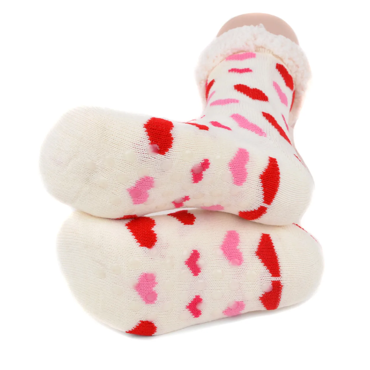 Sherpa Slipper Socks – Warm Fleece-Lined Non-Skid Winter Comfort