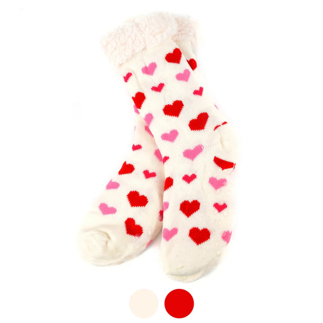 Sherpa Slipper Socks – Warm Fleece-Lined Non-Skid Winter Comfort