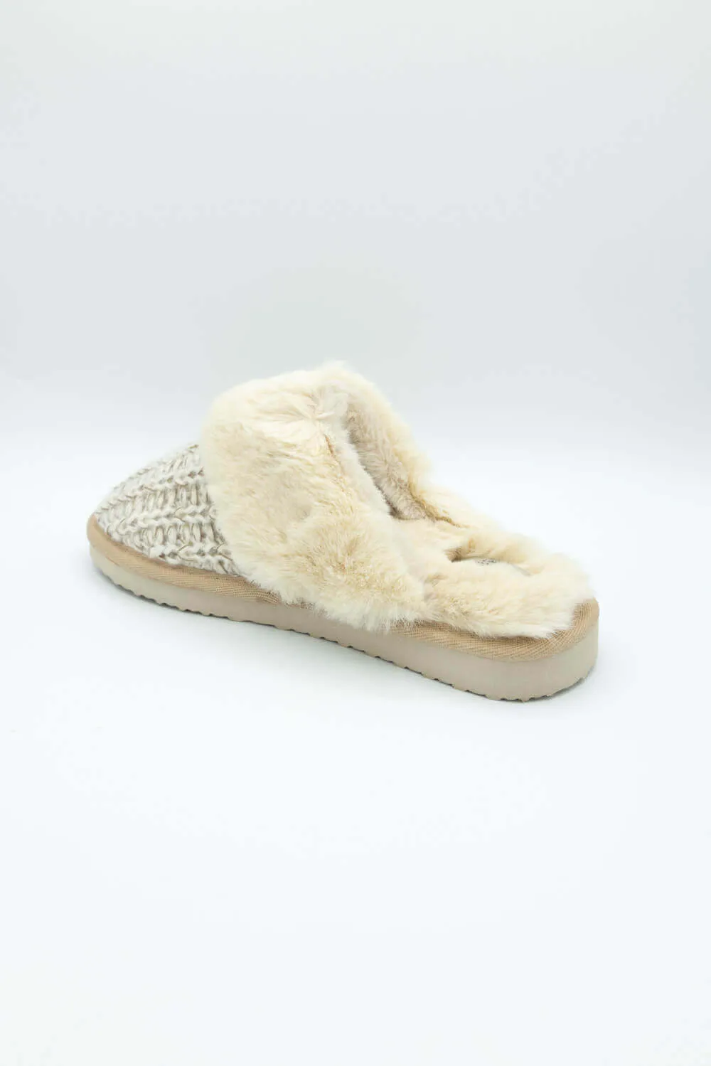 Simply Southern Open Slippers for Women in Tan | PP-02230SLIPPER-FLT-TAN