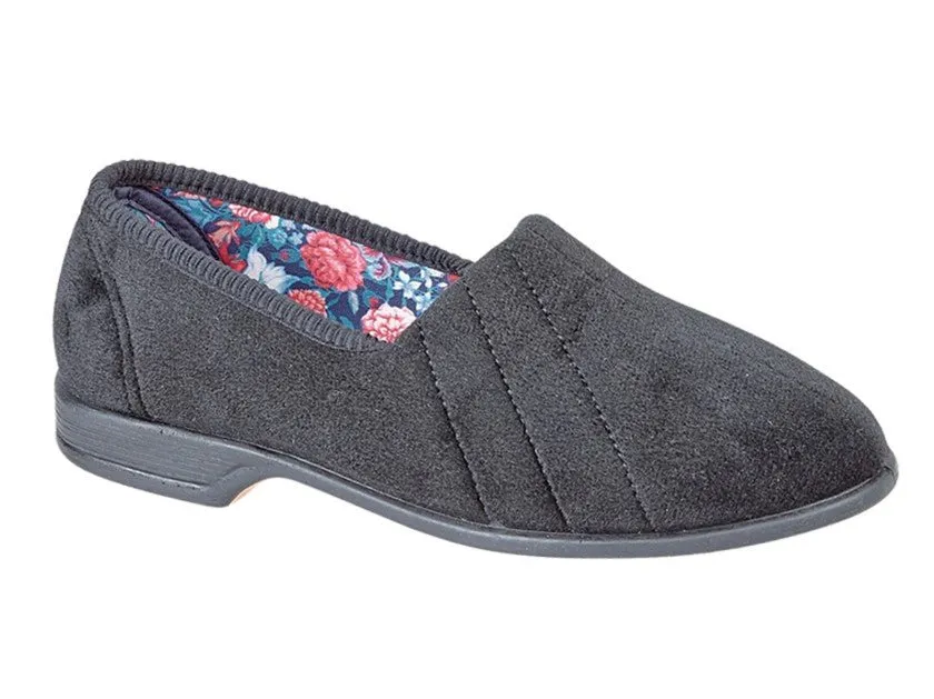 Sleepers LS392A Womens Roll Top Slipper