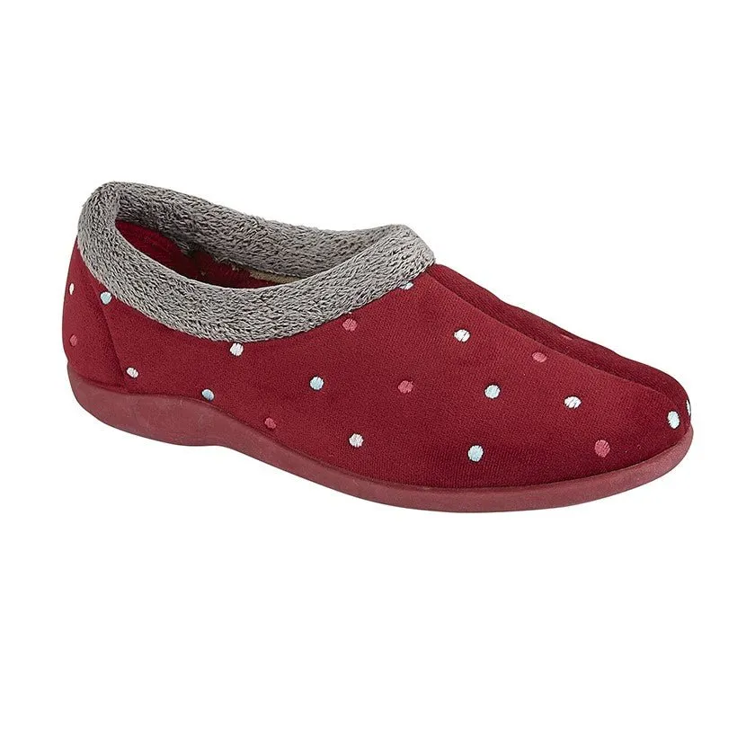 Sleepers LS803BD Womens Full Collar Slipper