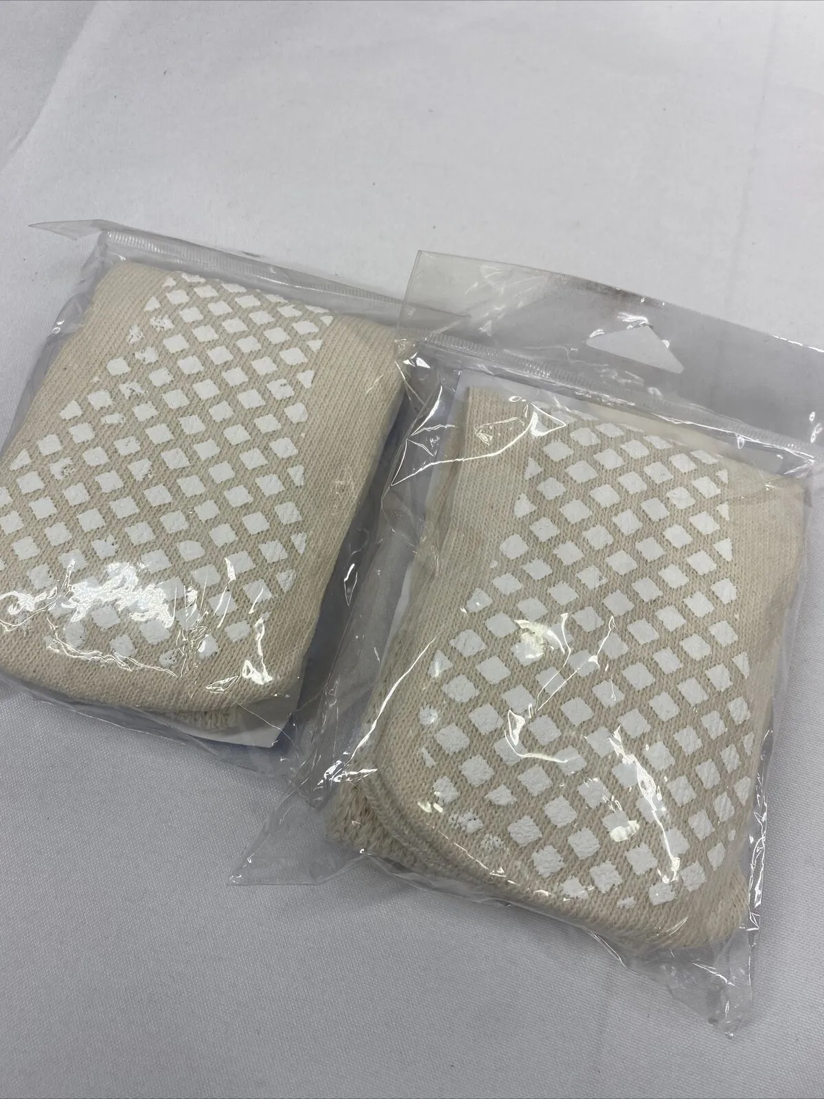 Slipper Socks Gripper Soles Diabetes Women 9-11 Medium Beige Allman product Grey