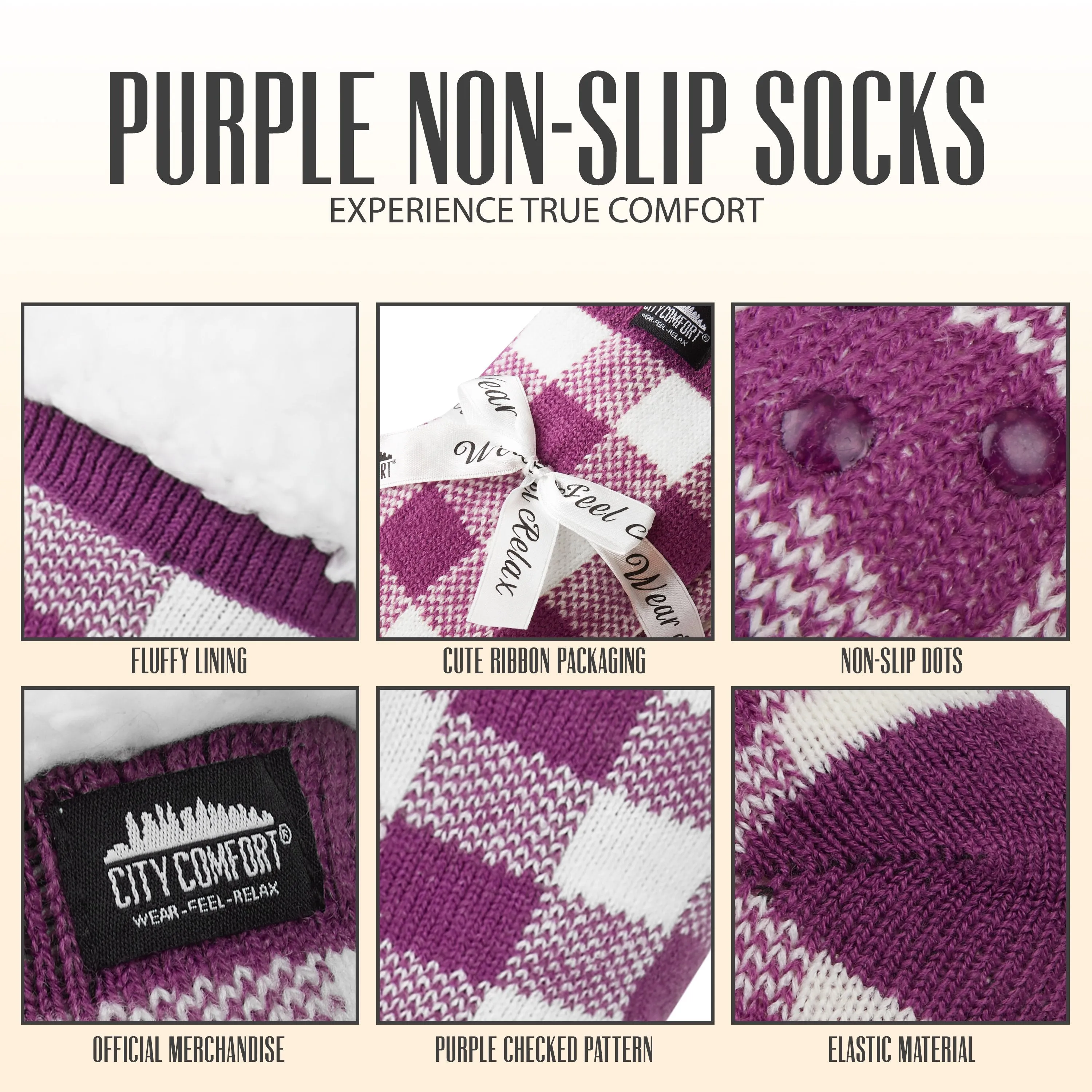 Slipper Socks Women, Non Slip Fluffy Socks, Cosy Warm Gifts For Women