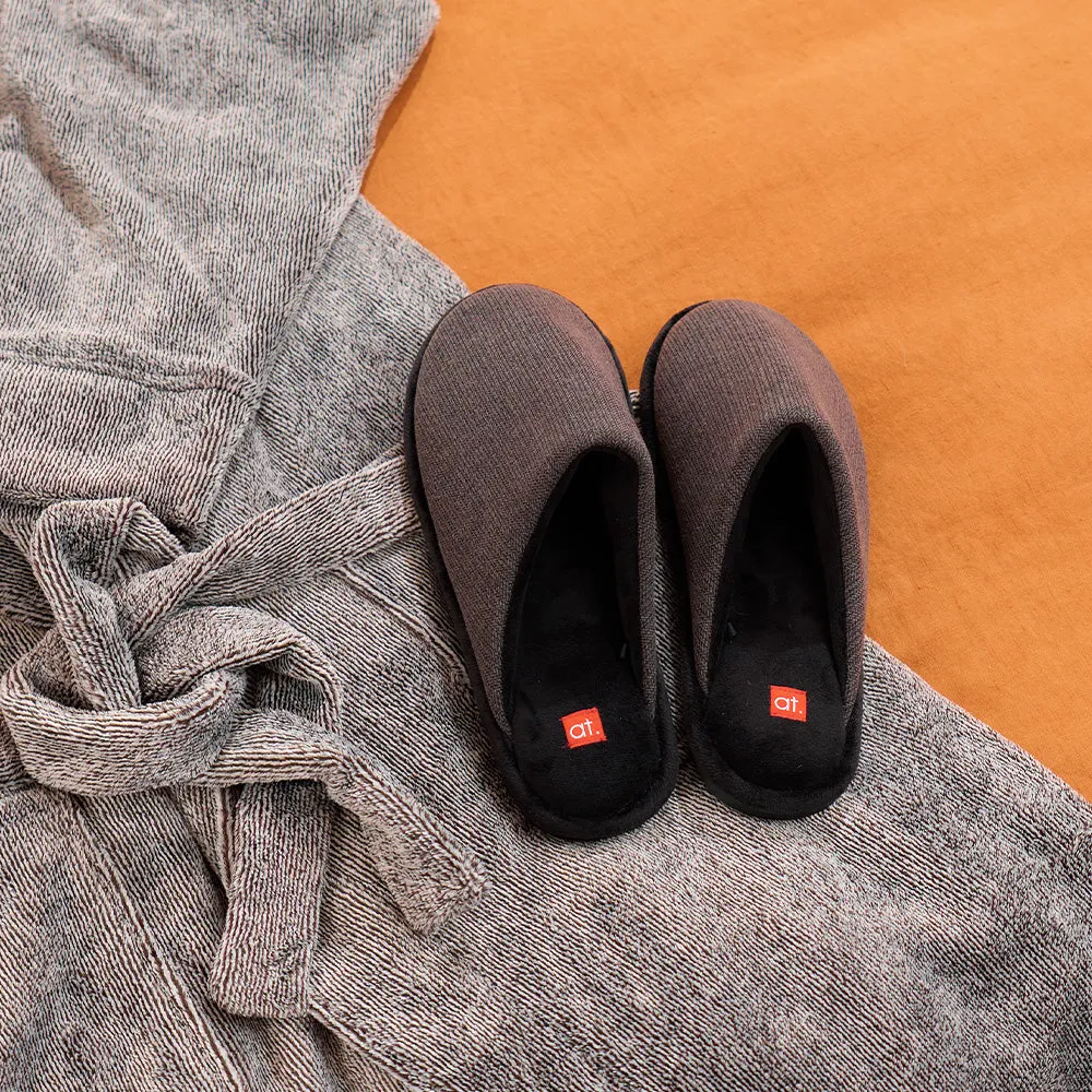 Slippers - Cosy Sherpa - Charcoal - Mens