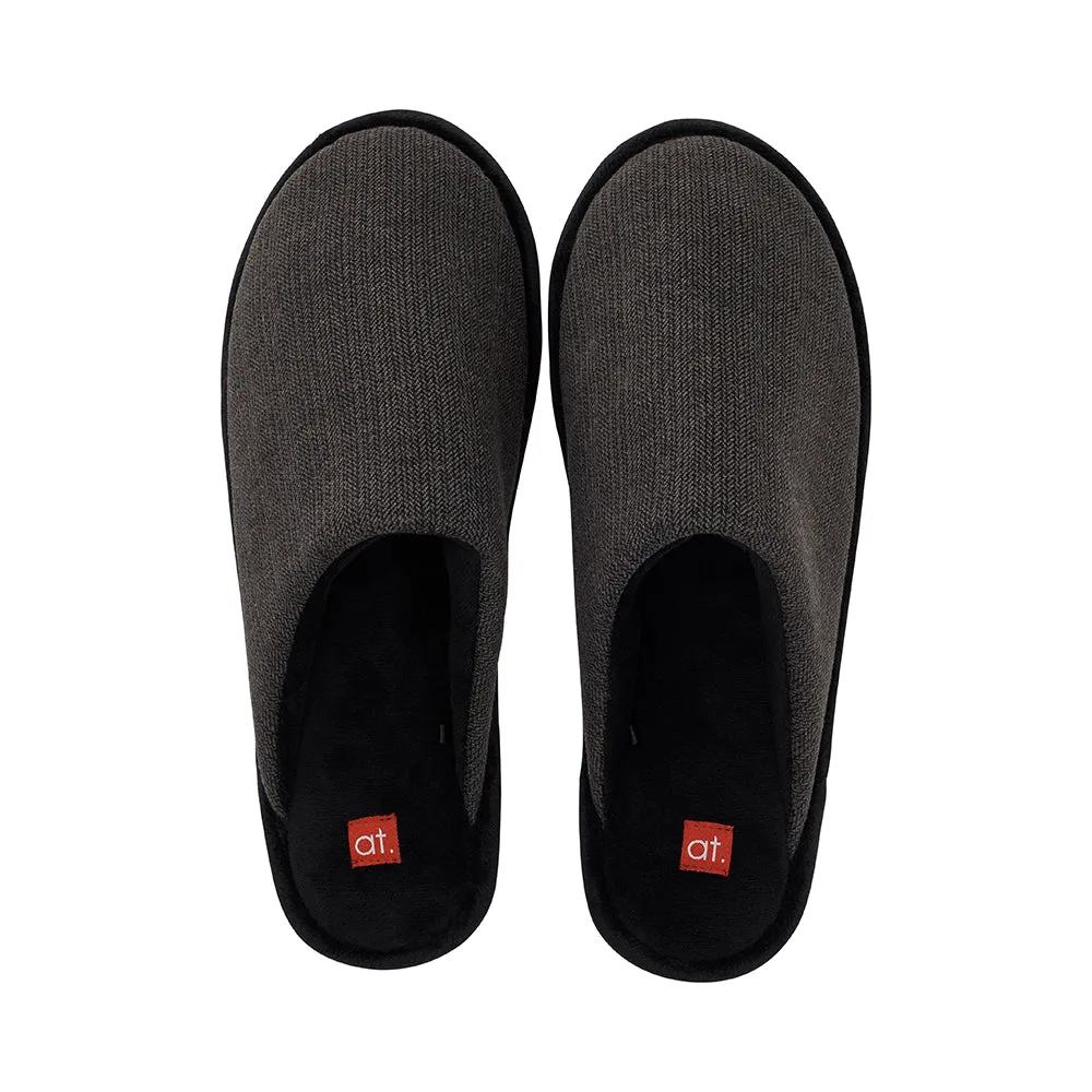 Slippers - Cosy Sherpa - Charcoal - Mens