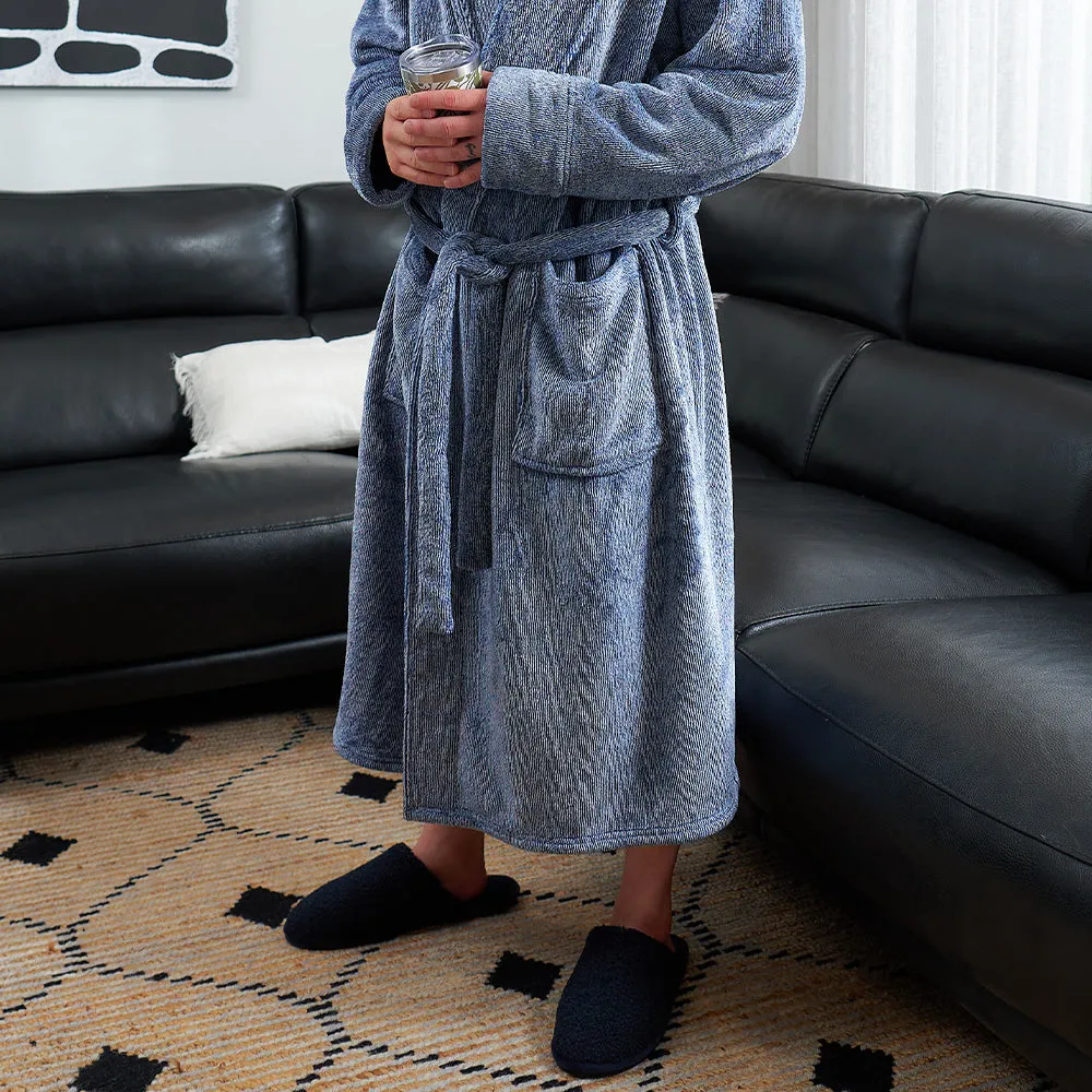 Slippers - Cosy Sherpa - Navy - Mens