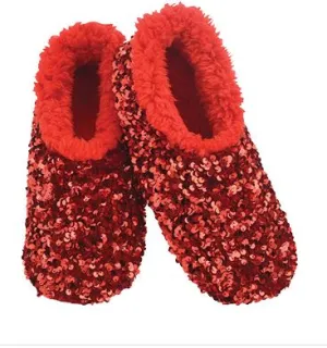 Snoozies Red Glam Youth 7/8